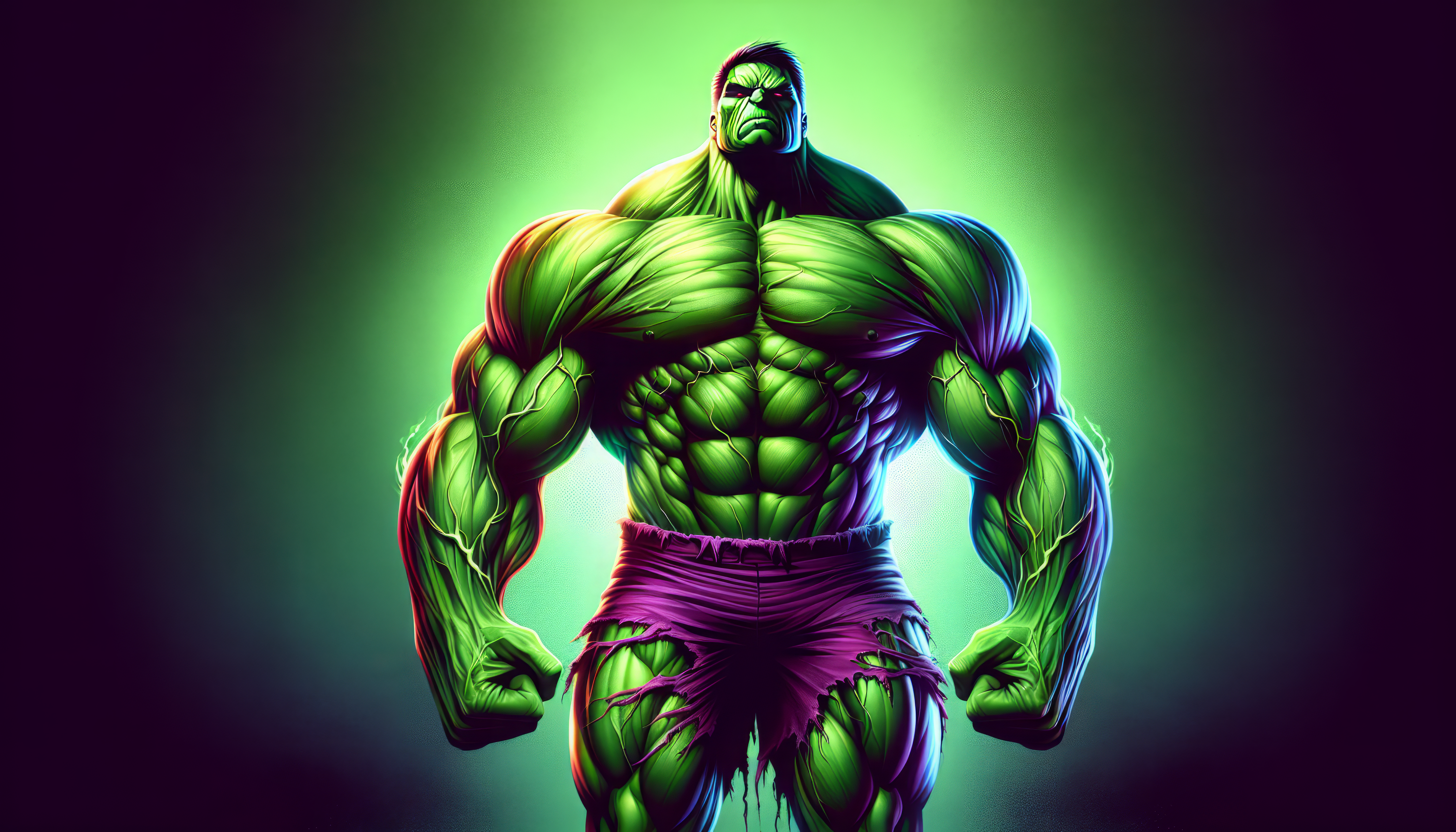 Incredible Mr Hulk Marvel Movie TV Show Disney Big Muscles Green