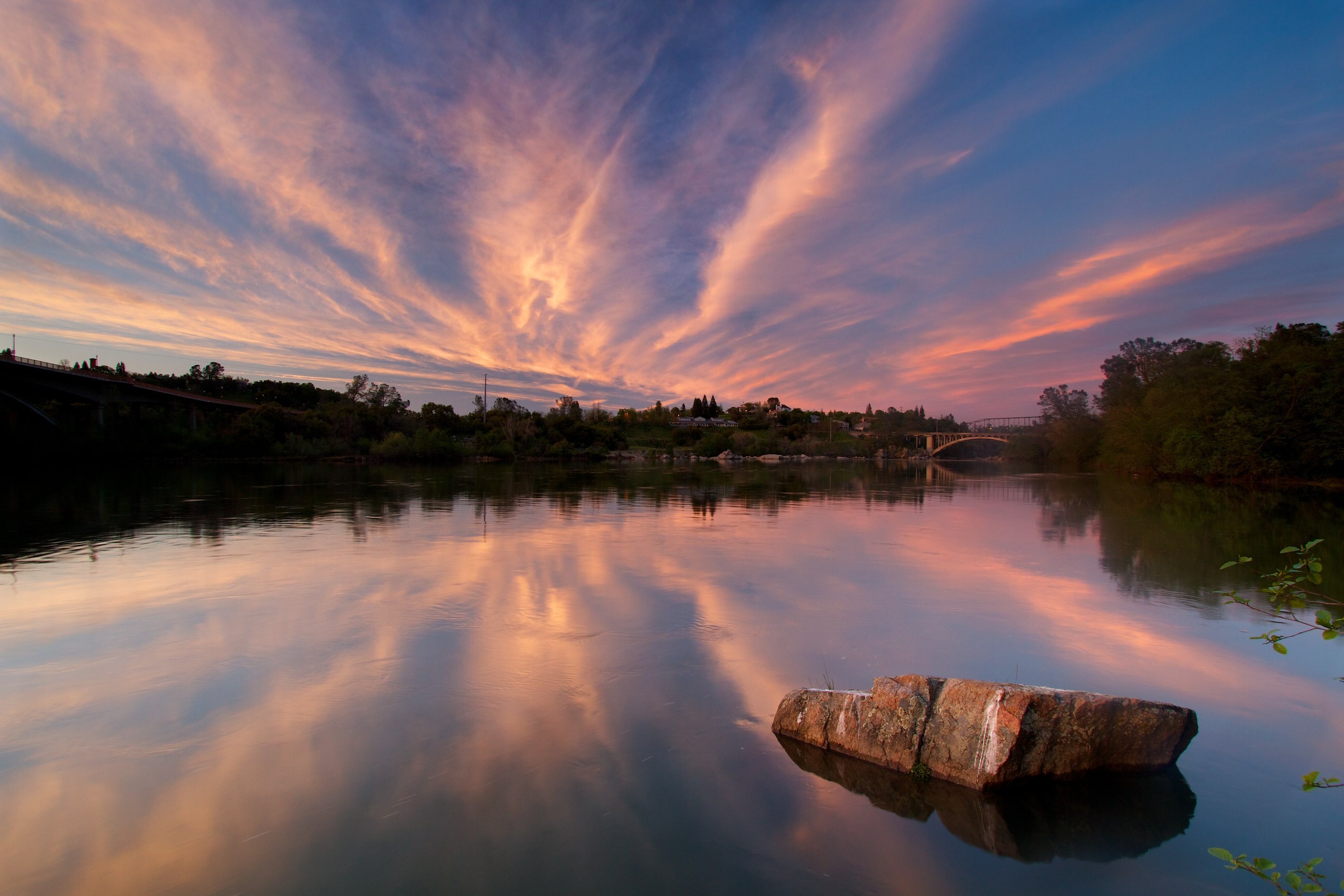 Intense Clouds Over Lake Folsom City California State United States USA wallpaper for Apple iPhone, Apple Watch, Mac, iPad and Apple Watch