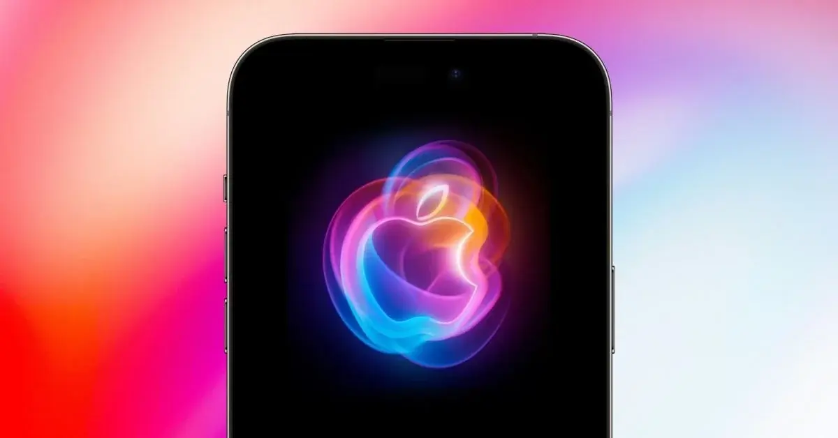 iPhone 16 Apple Event It's Glowtime Colorful Logo On iPhone wallpaper for Apple iPhone, Apple Watch, Mac, iPad and Apple Watch