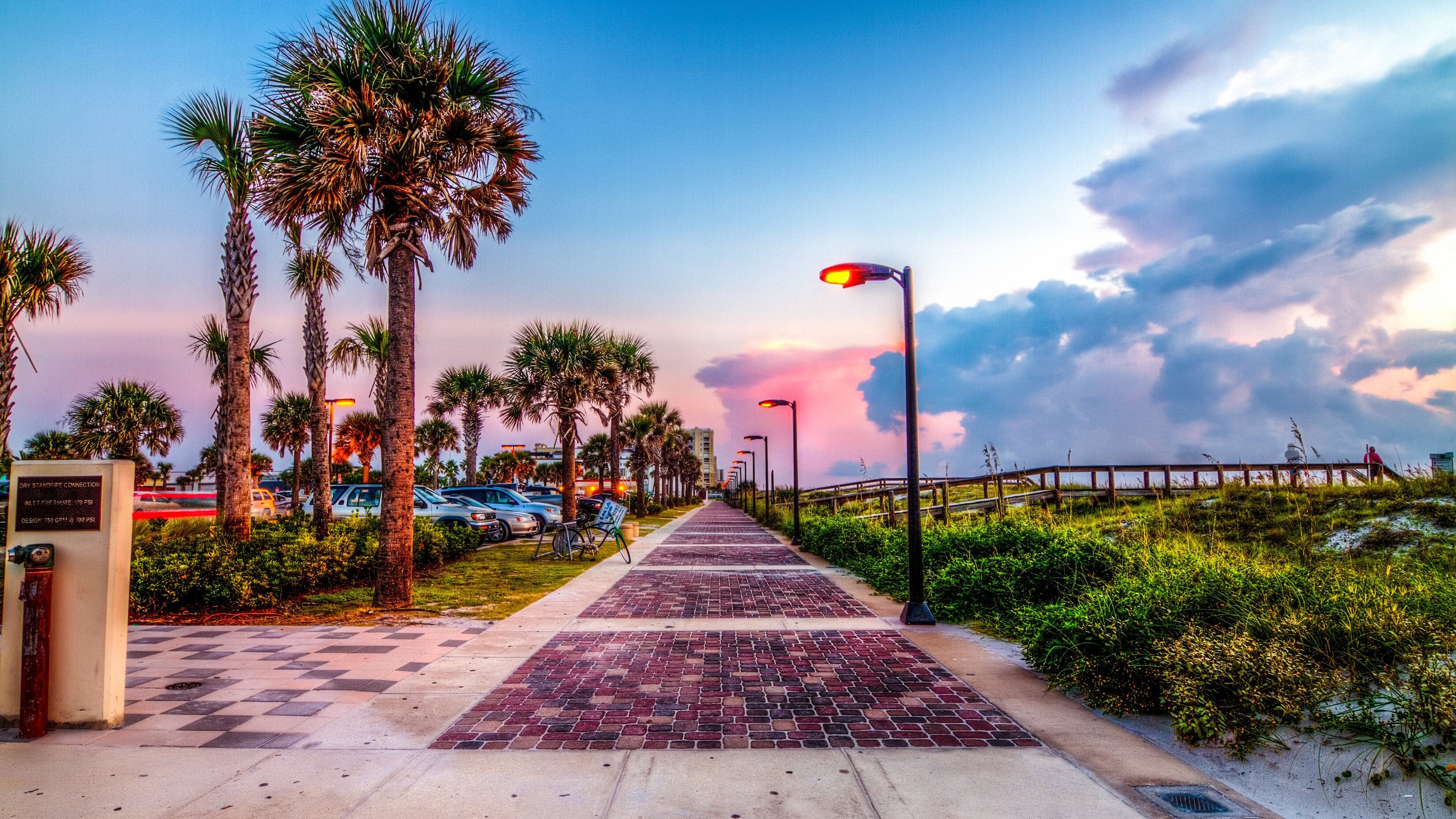 Jacksonville Beach Shoreline Florida State USA United States wallpaper for Apple iPhone, Apple Watch, Mac, iPad and Apple Watch