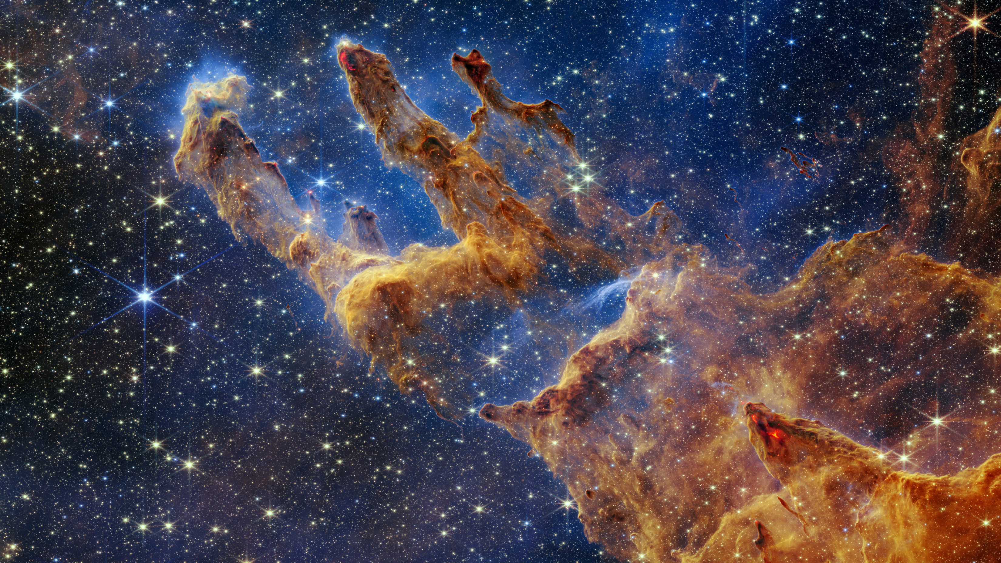 James Webb Space Telescope Pillars Of Creation Nebula Space Astronomy