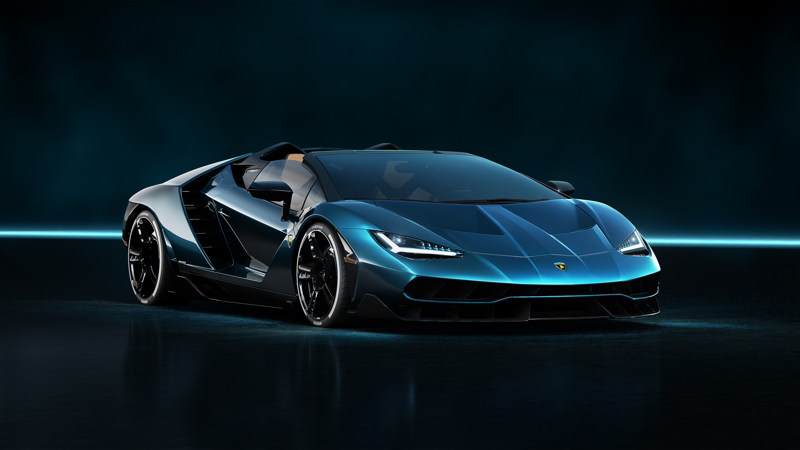 Lamborghini Blue Dark 8K Ultra-HD Ultra HD Computer Desktop Image Screensavers Wallpapers Backgrounds Backdrops Display Image Theme 4K Mac And PC