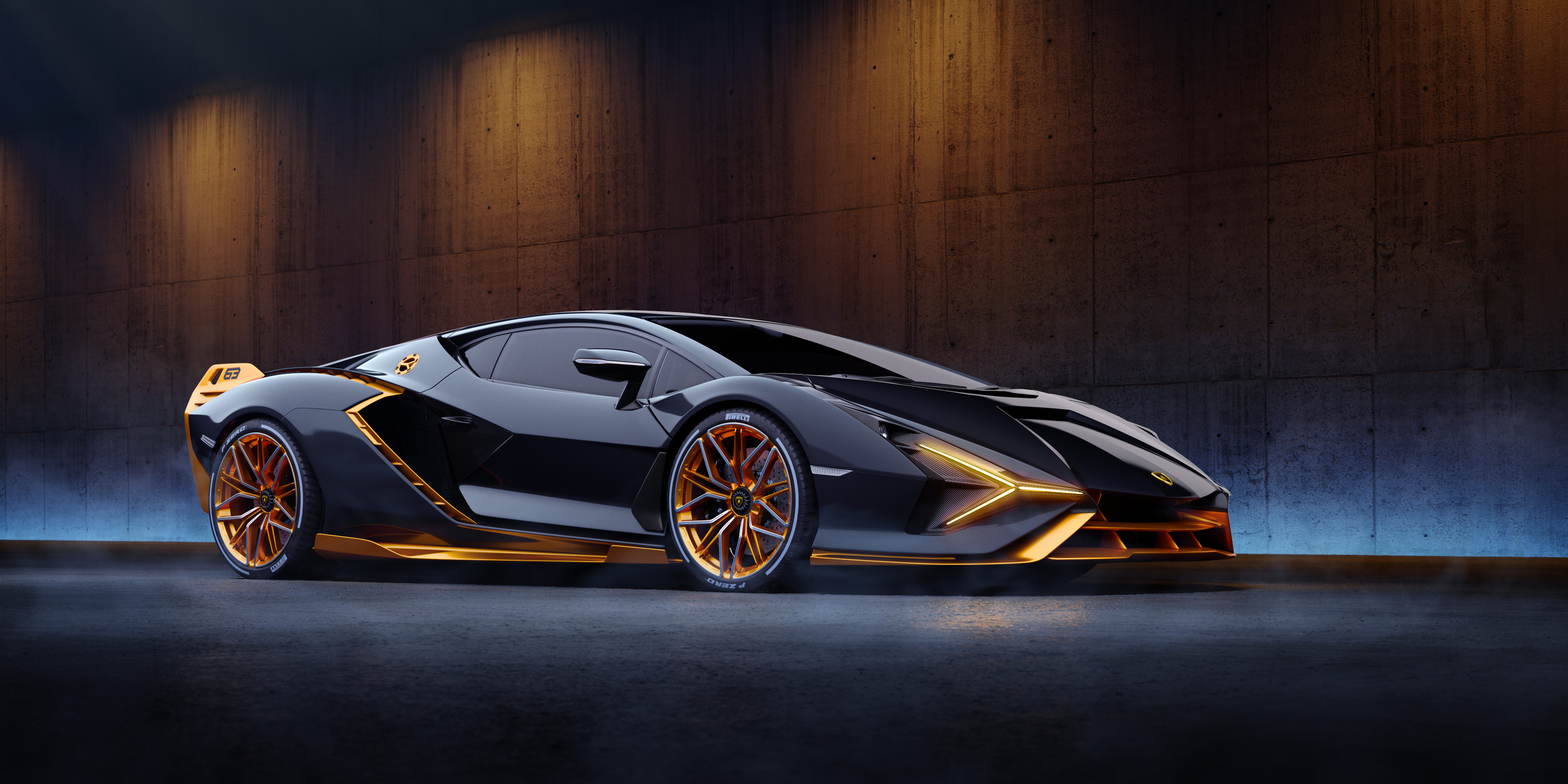 Lamborghini Si N Shiny Black Best 2025 Screensavers And Desktop Wallpapers For Macintosh macOS And PC Computers