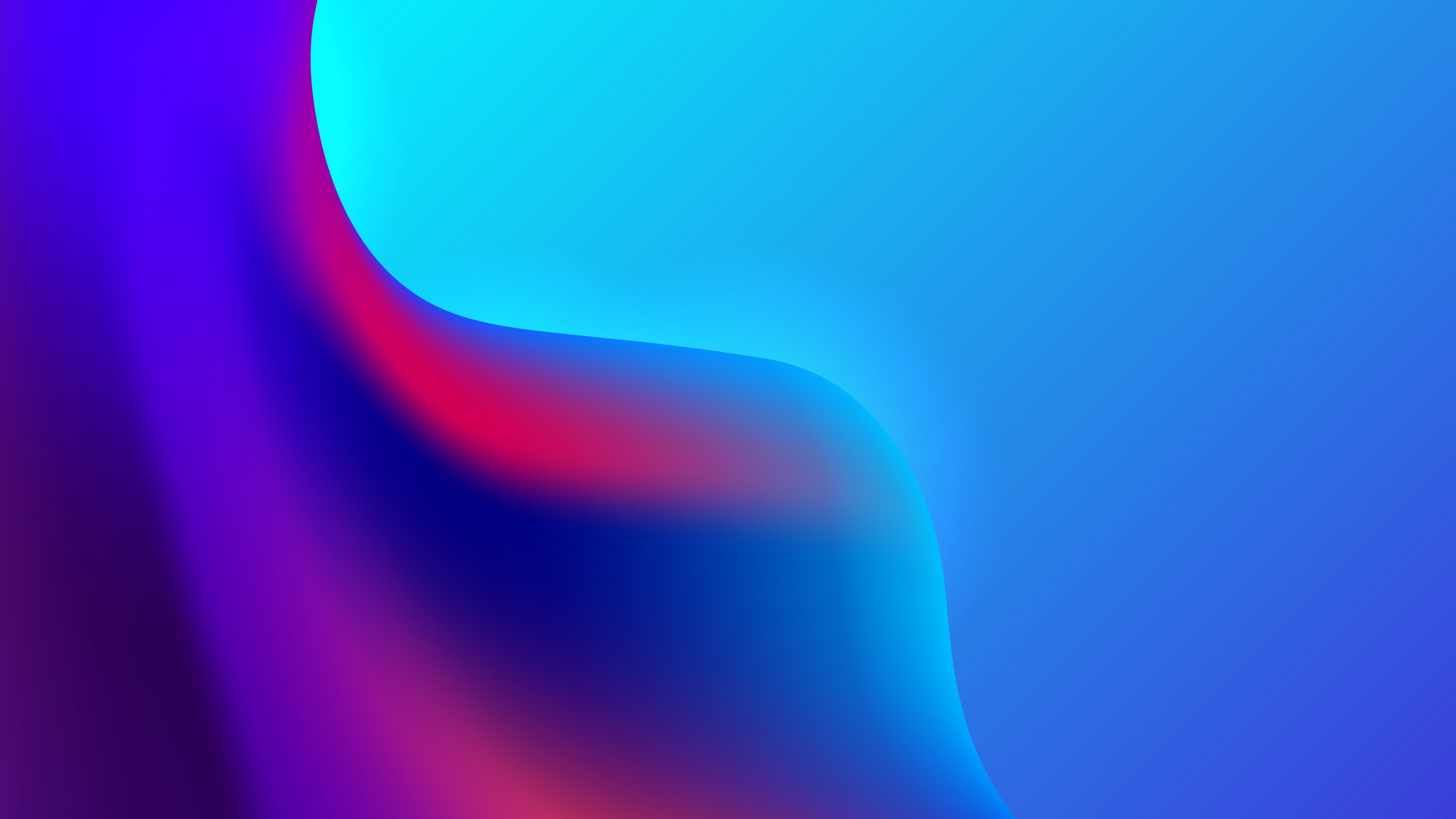 Liquid Gradient 3d Blue Red And Purple