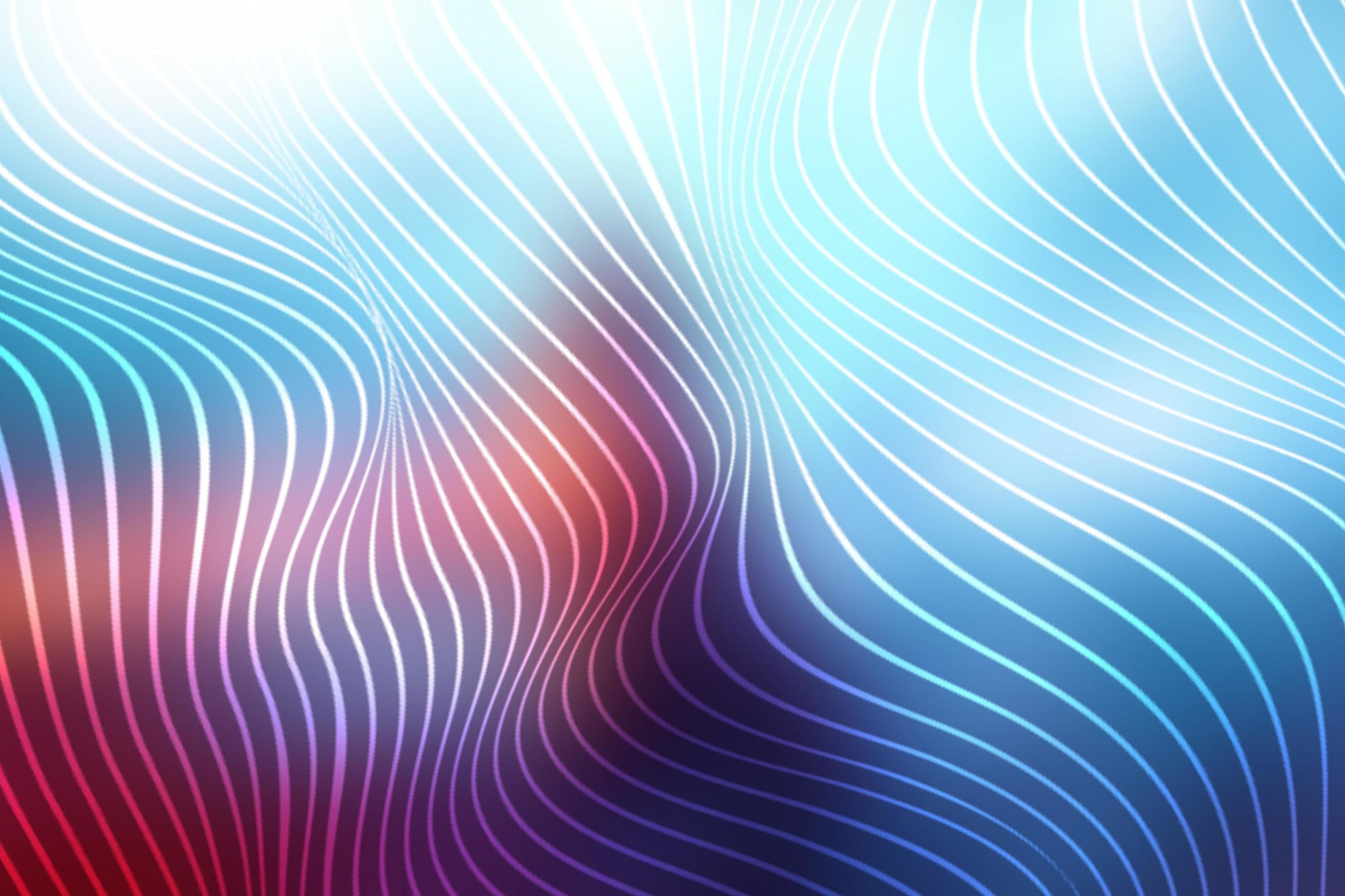 Liquid Wavy Gradient Lines