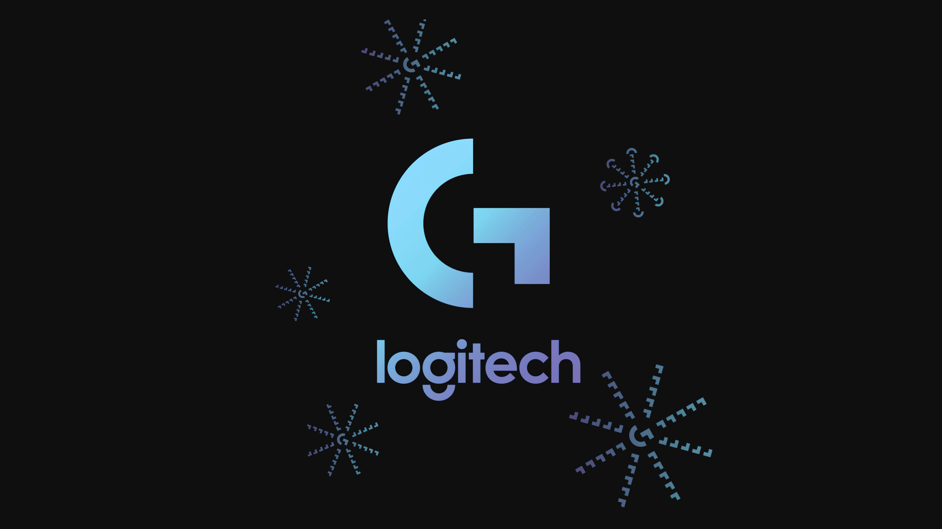 Logitech Dark New Logo Best 2025 Screensavers And Desktop Wallpapers For Macintosh macOS And PC Computers