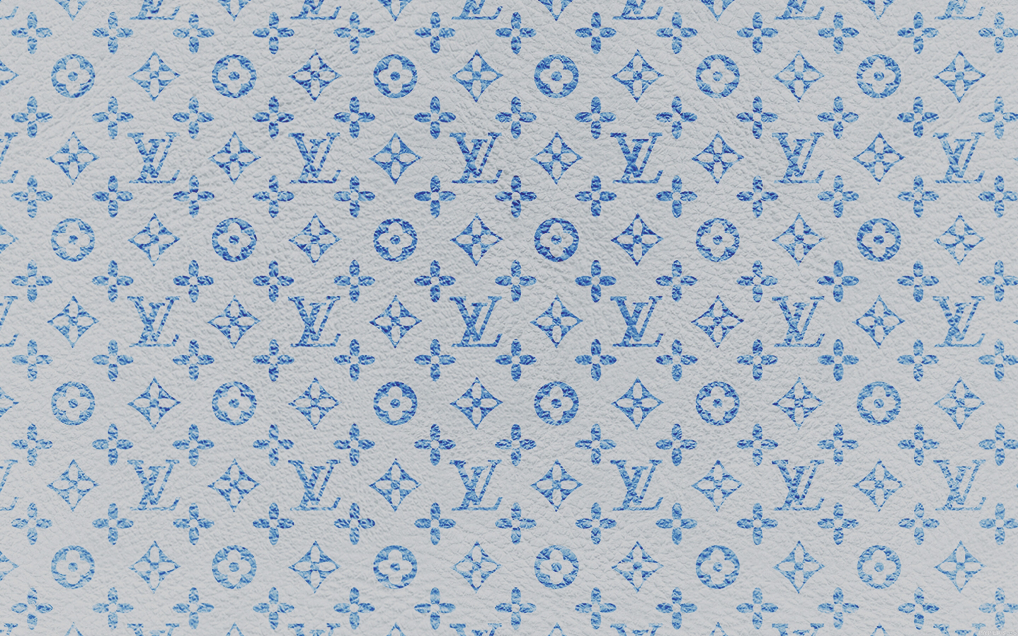 Louis Vuitton Blue And White Pattern