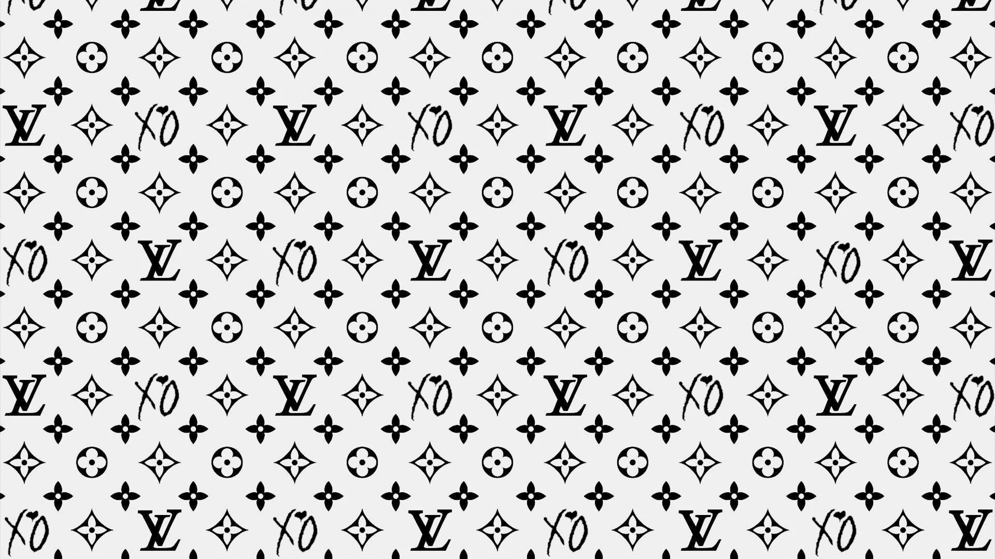 Louis Vuitton Luxury Brand Black And White