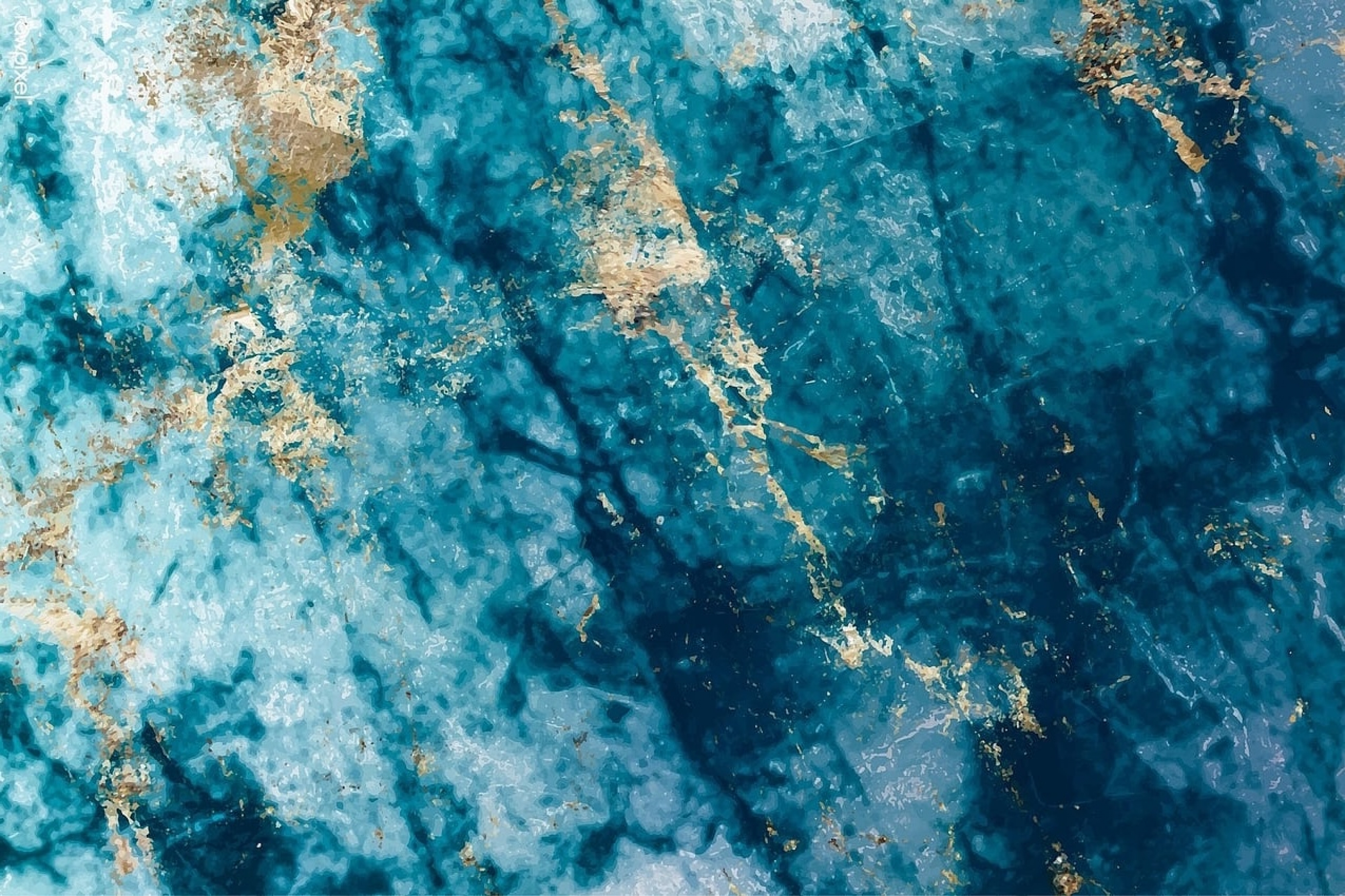 Luxury Blue And Gold Marble Artwork wallpaper for Apple iPhone, Apple Watch, Mac, iPad and Apple Watch