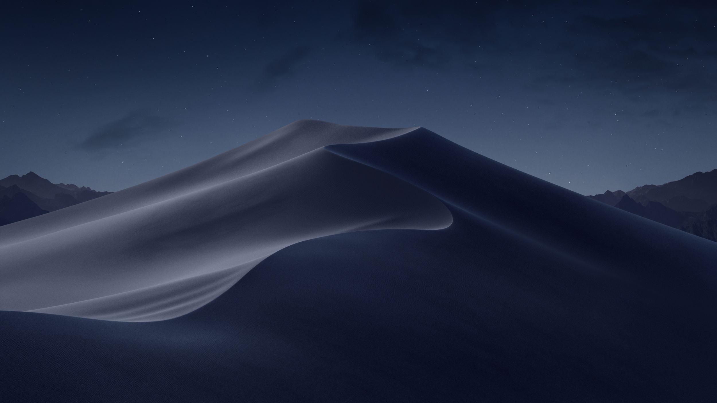 macOS 10.14 Mojave Stock Dark wallpaper for Apple iPhone, Apple Watch, Mac, iPad and Apple Watch