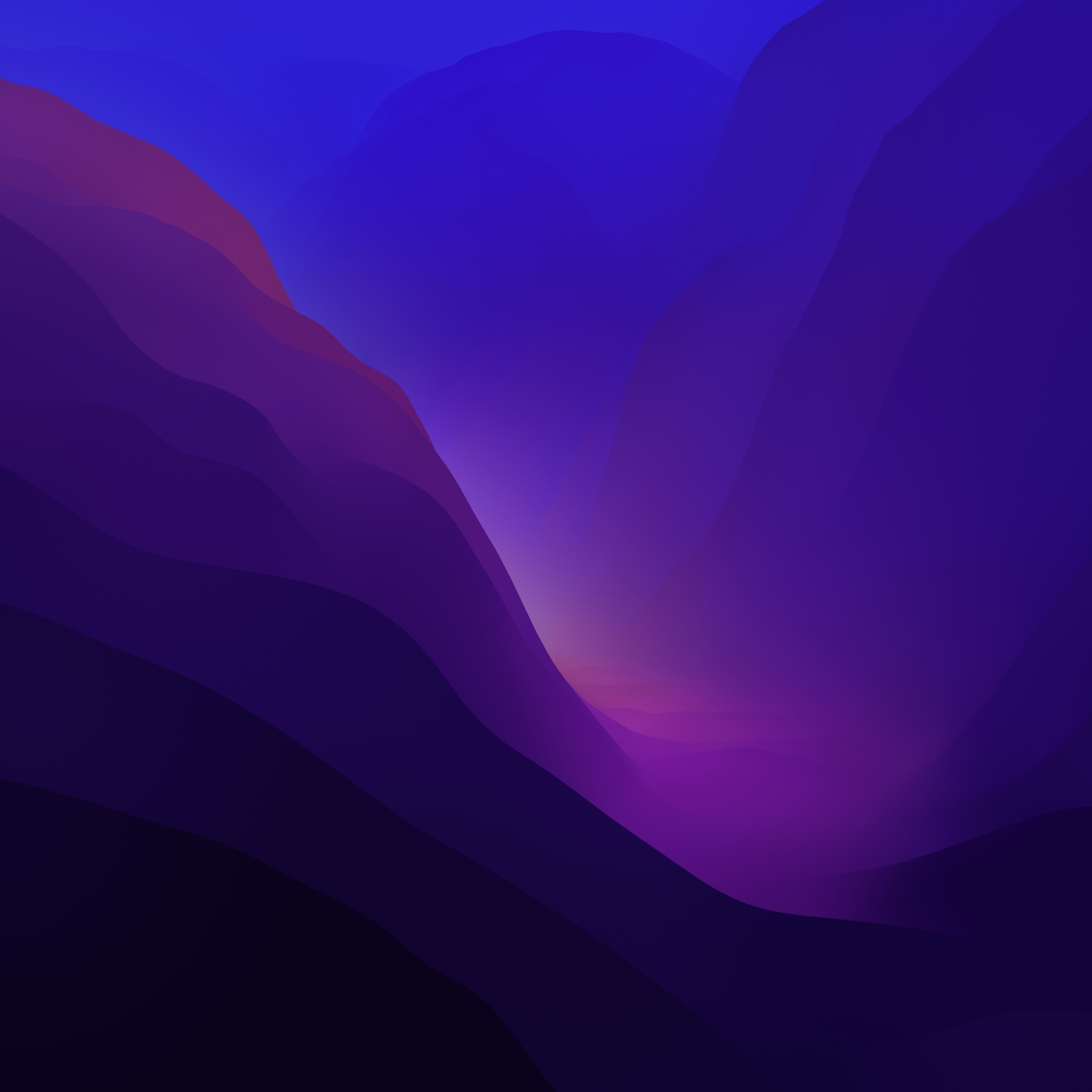 macOS 12 Monterey Stock Dark wallpaper for Apple iPhone, Apple Watch, Mac, iPad and Apple Watch