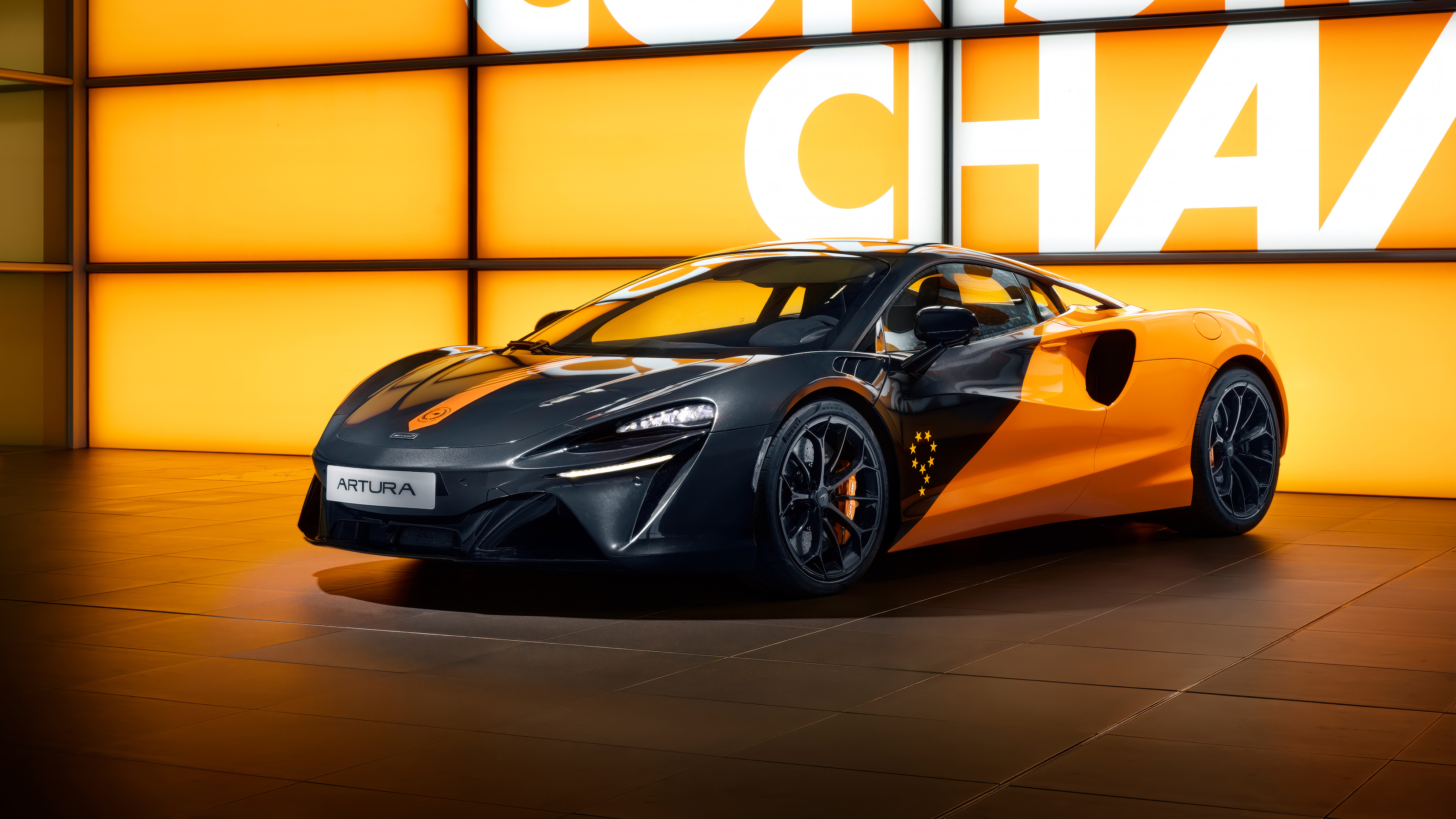 Mclaren Mcl38 Yellow Official Popular 8K HDR Desktop Wallpaper Background Images For Apple MacBook Air MacBook Pro iMac Windows PC And Linux Computers 4K High-resolution