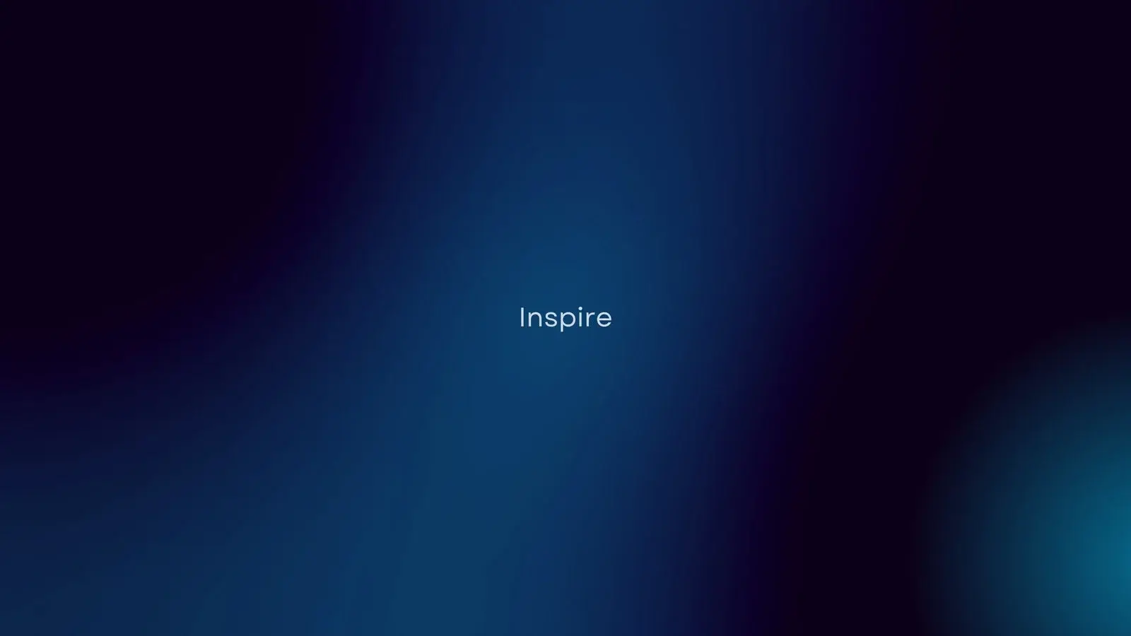 Minimalist For macOS HD 4K Blue Inspire Quote