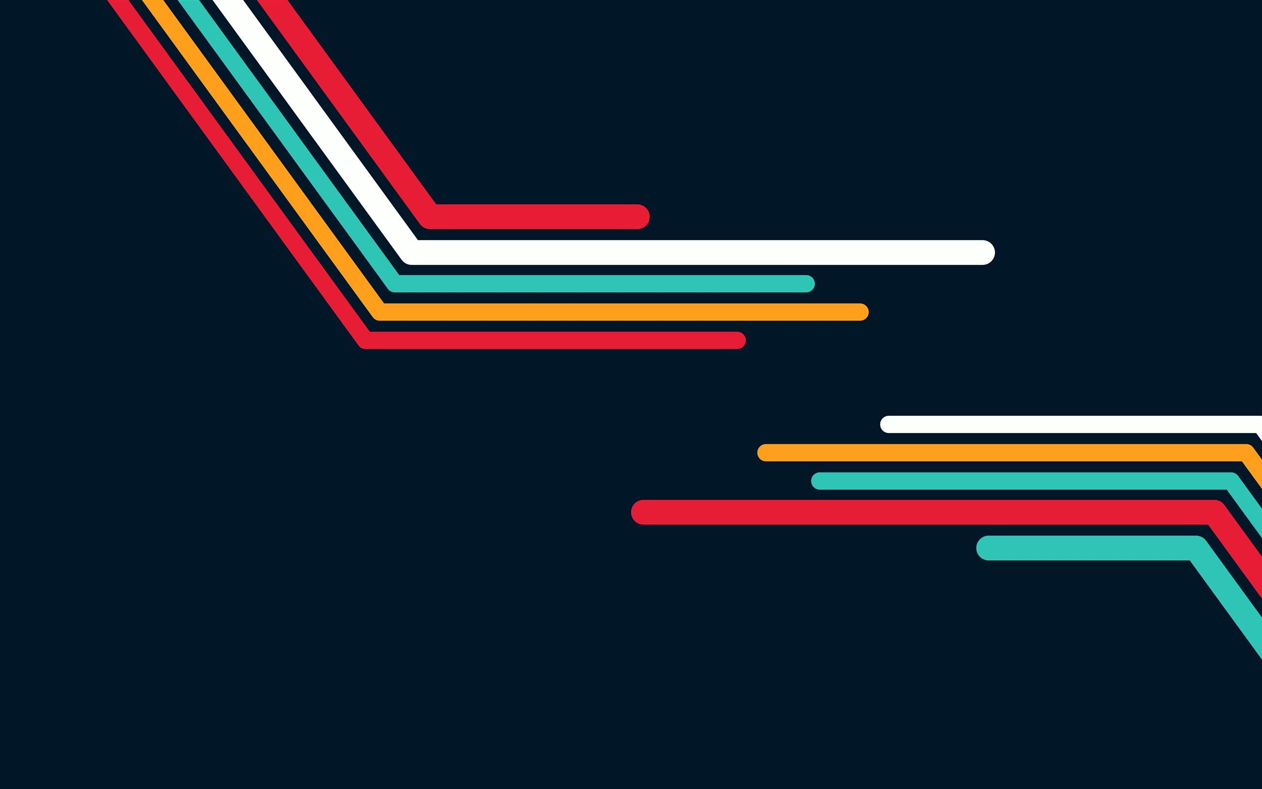 Minimalist For macOS HD 4K Colorful Lines wallpaper for Apple iPhone, Apple Watch, Mac, iPad and Apple Watch