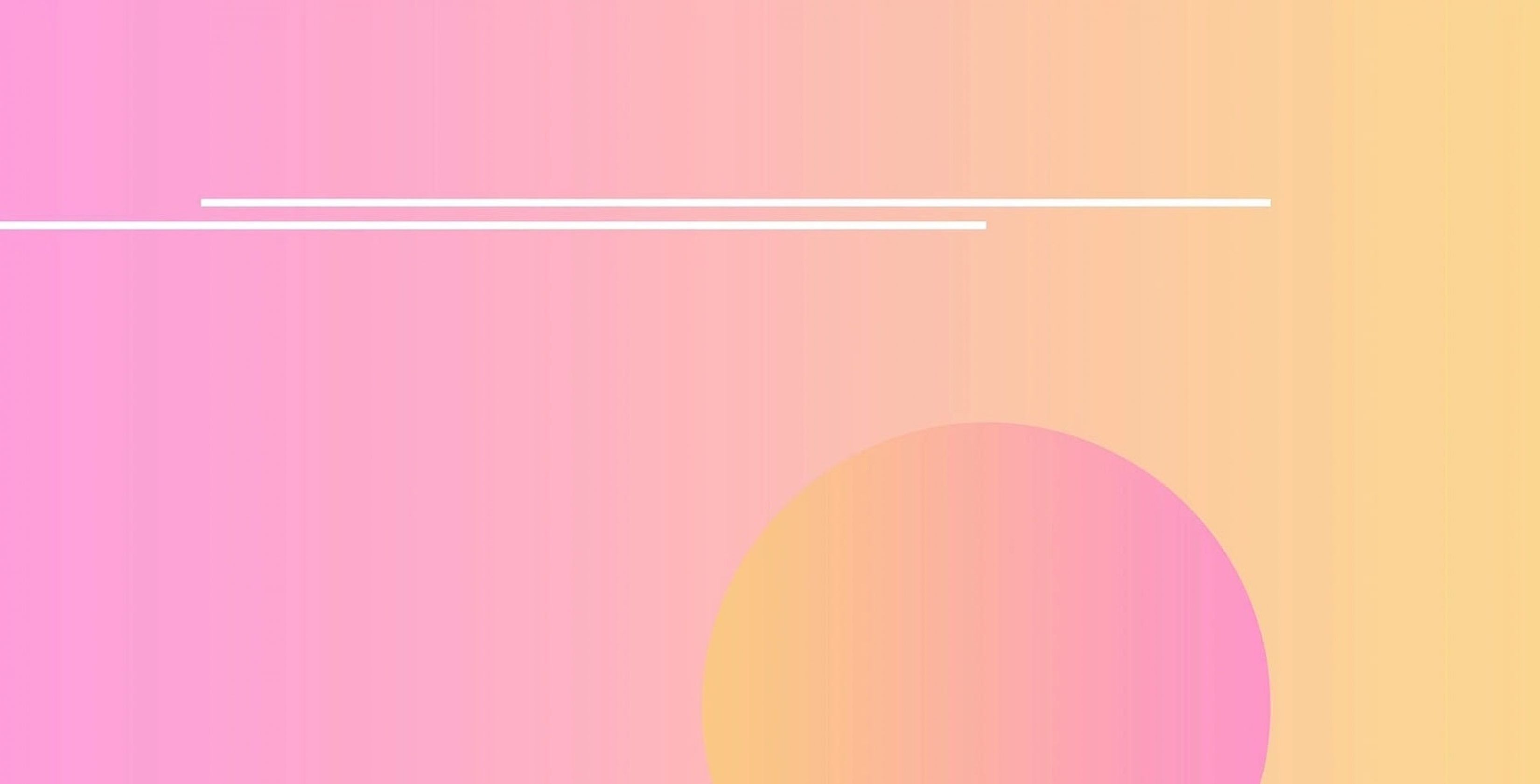 Minimalistic Yellow And Pink Gradient With Shapes Panels