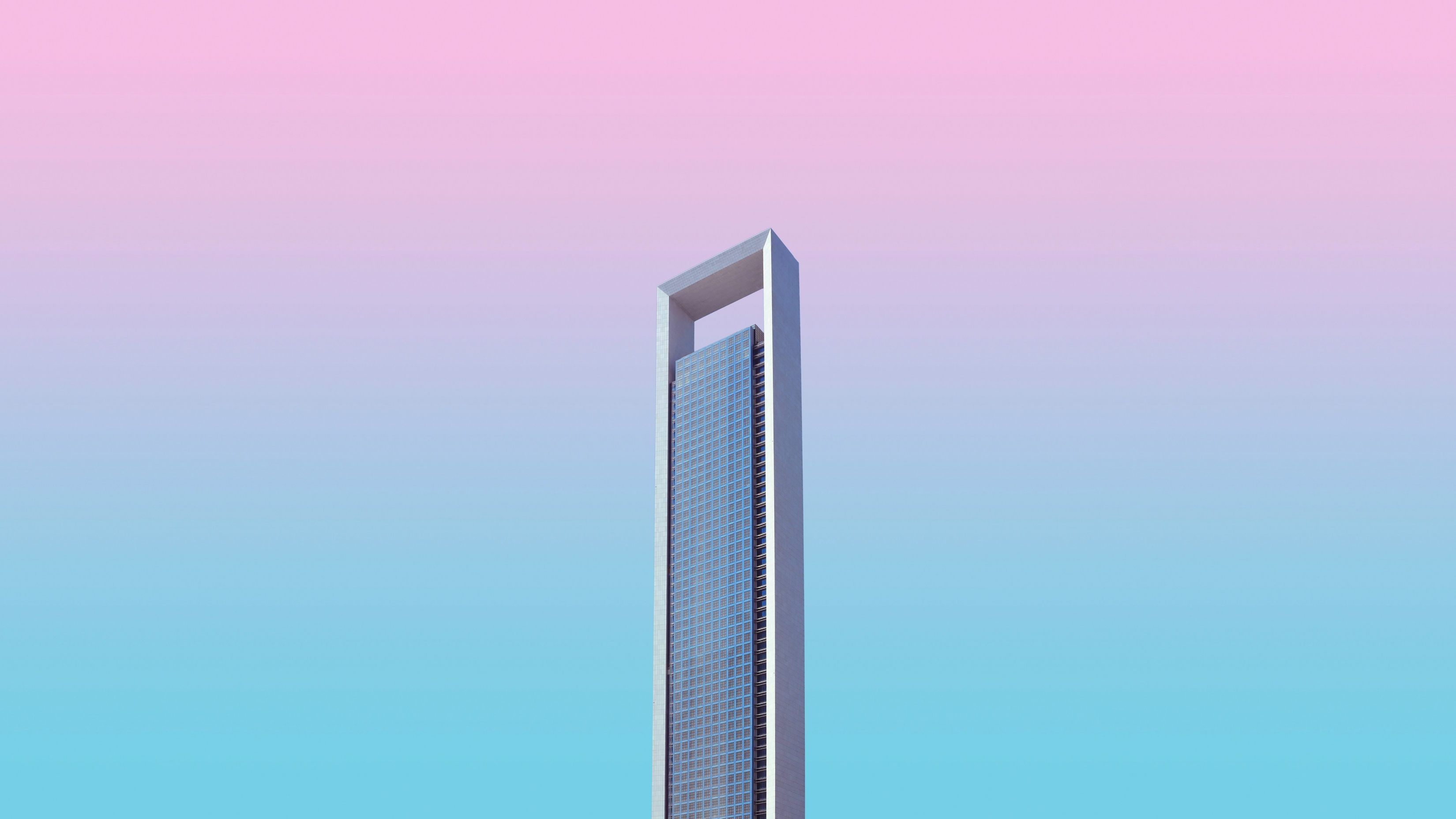 Modern Skyscraper Architecture Building Gradient Sky wallpaper for Apple iPhone, Apple Watch, Mac, iPad and Apple Watch