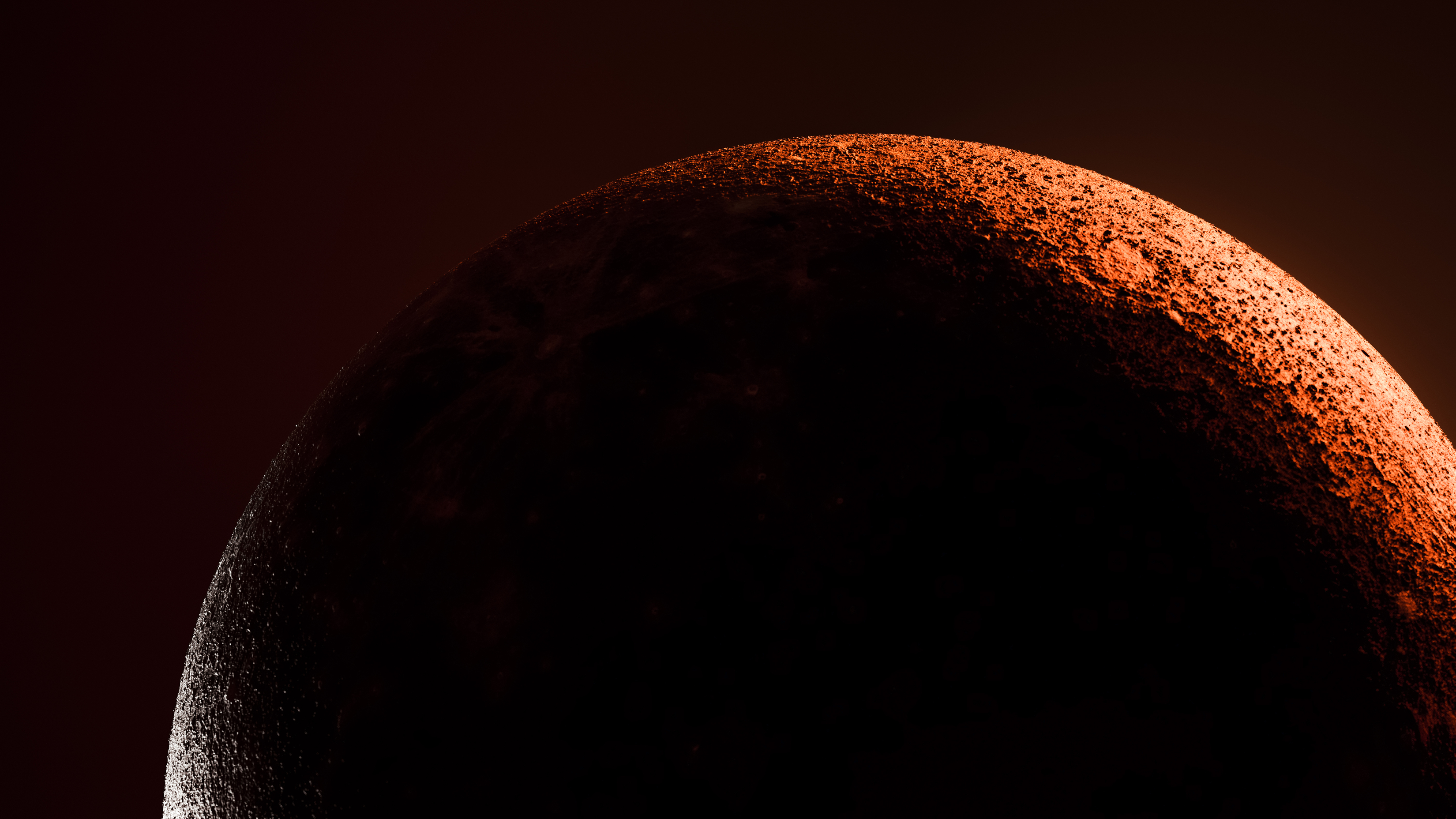 Moon 3D Render Close Up Best 2025 Screensavers And Desktop Wallpapers For Macintosh macOS And PC Computers wallpaper for Apple iPhone, Apple Watch, Mac, iPad and Apple Watch