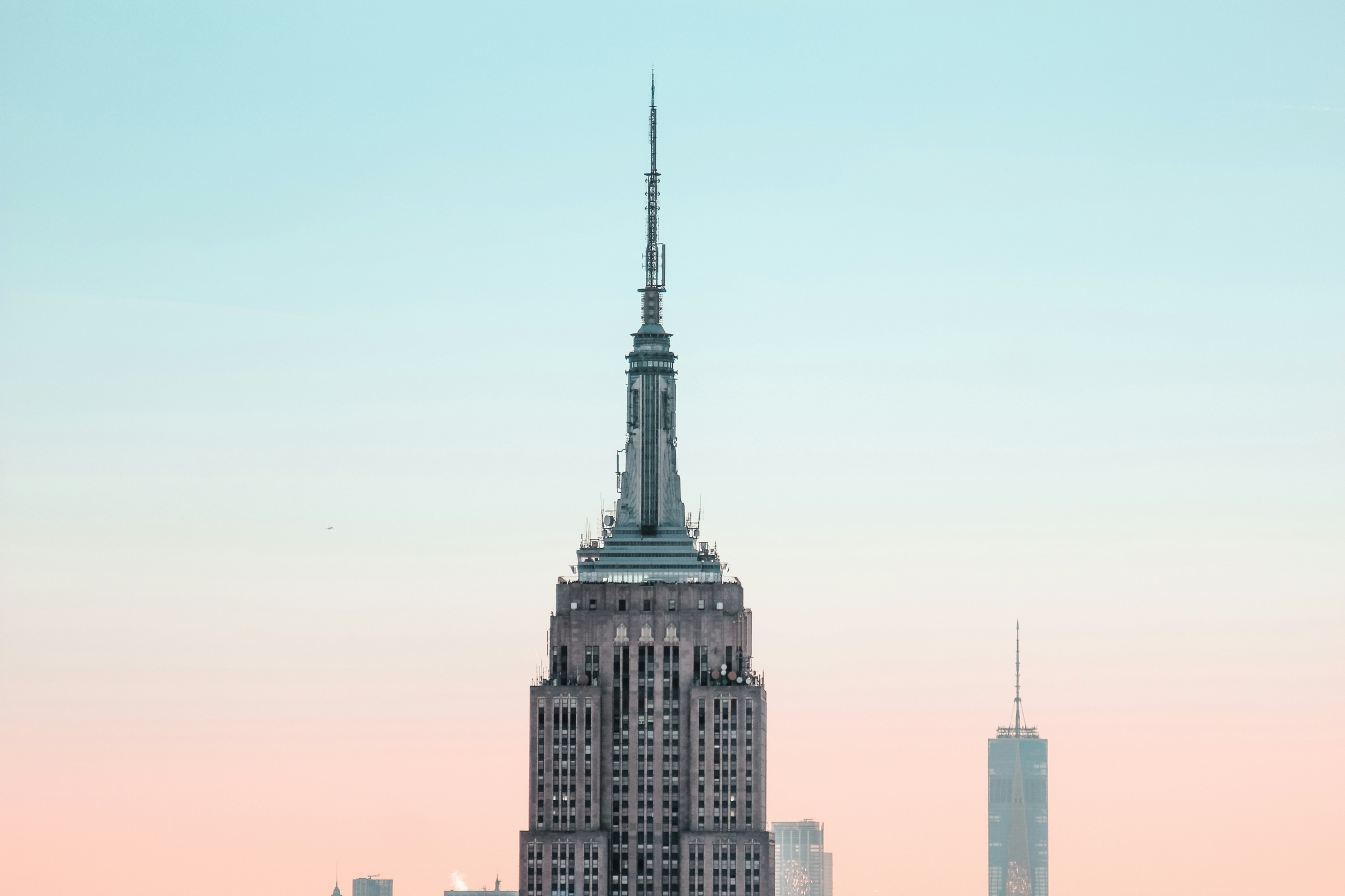 New York City Empire State Building Sunrise wallpaper for Apple iPhone, Apple Watch, Mac, iPad and Apple Watch