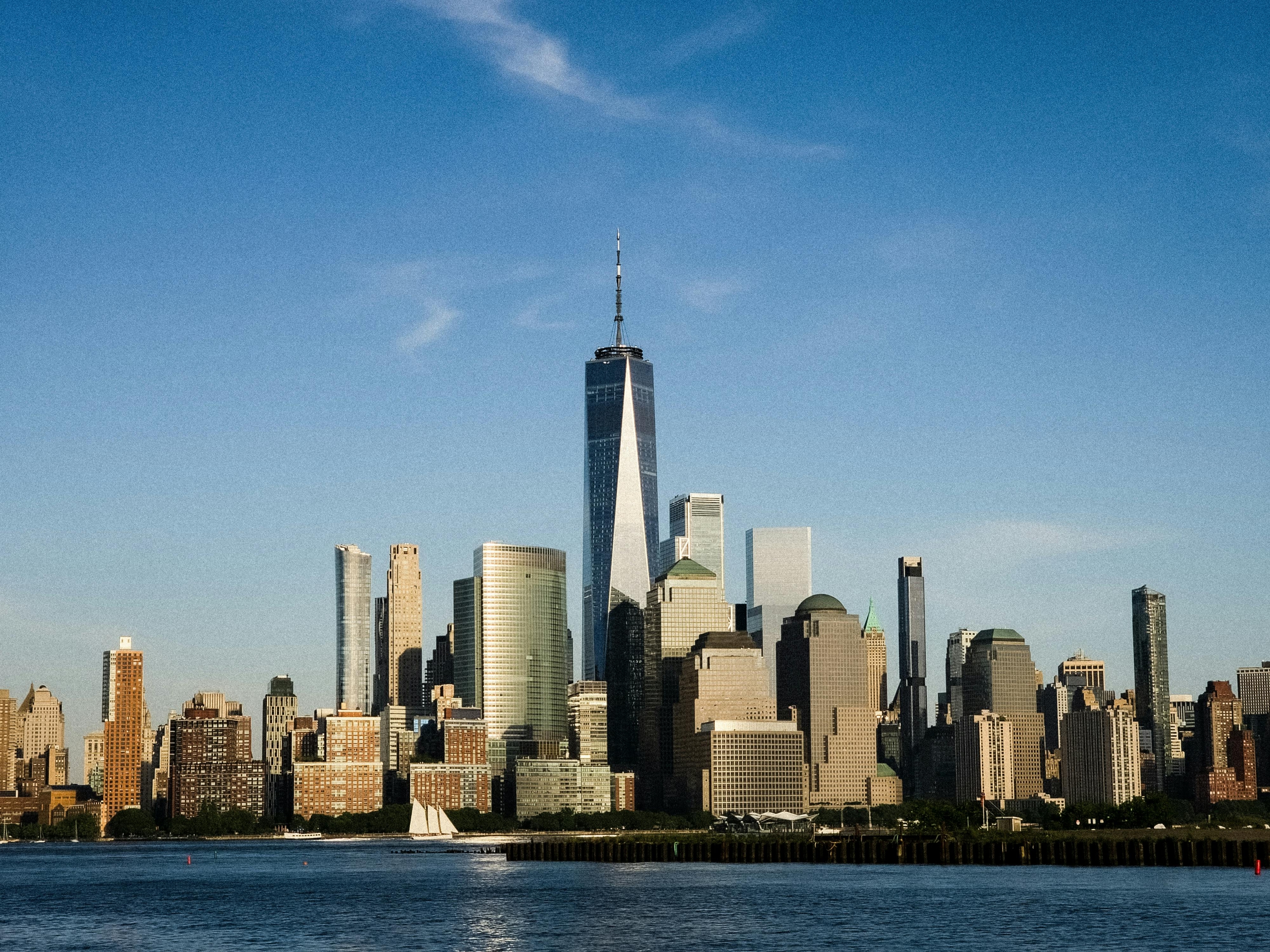 New York City Skyline Bluesky