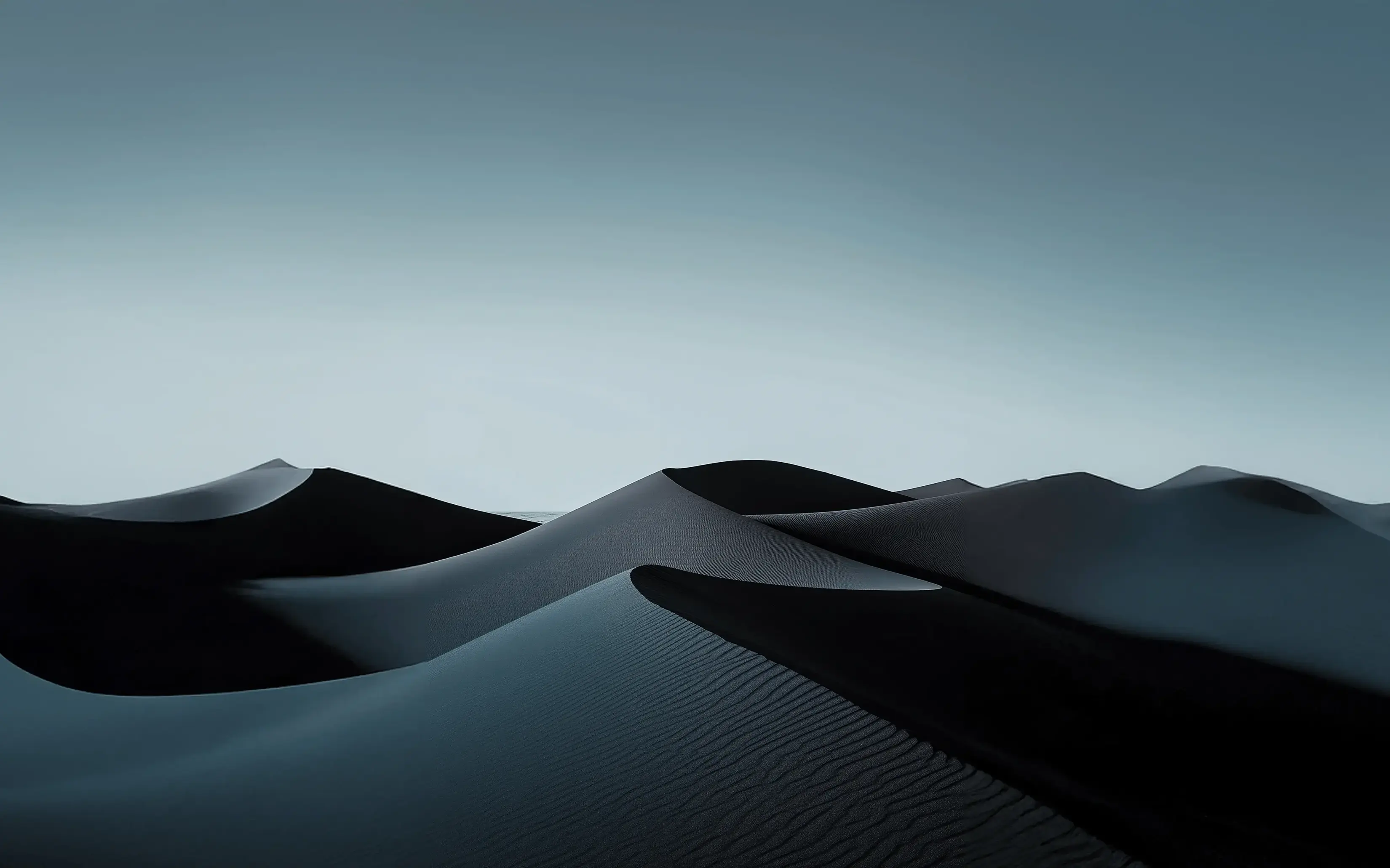 Night Mode Sand Dunes In The Desert Dark Top Best Free Download Wallpapers For MacBook Pro Air And Microsoft Windows PCs Desktop 4K