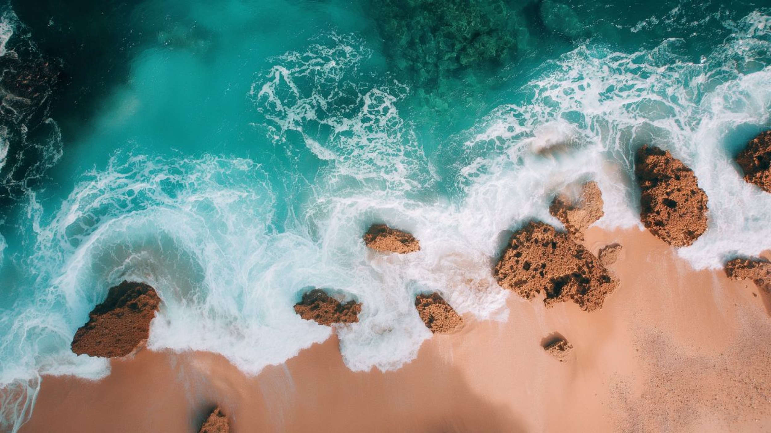 Ocean From Above Clear Water