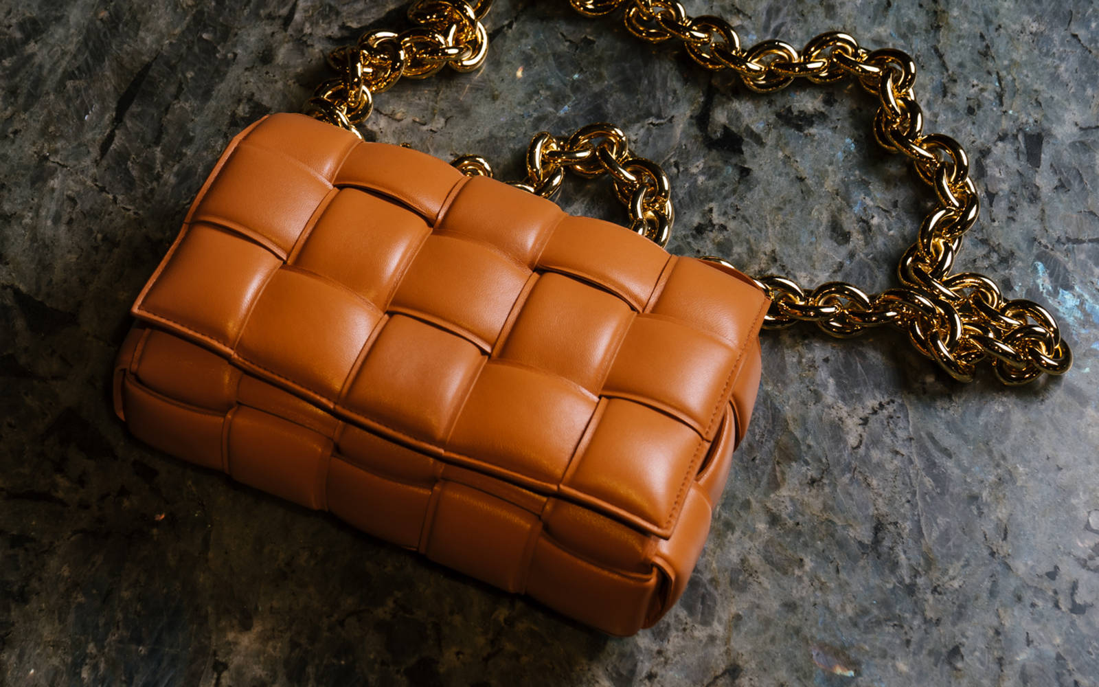 Official Bottega Veneta Brown Handbag wallpaper for Apple iPhone, Apple Watch, Mac, iPad and Apple Watch