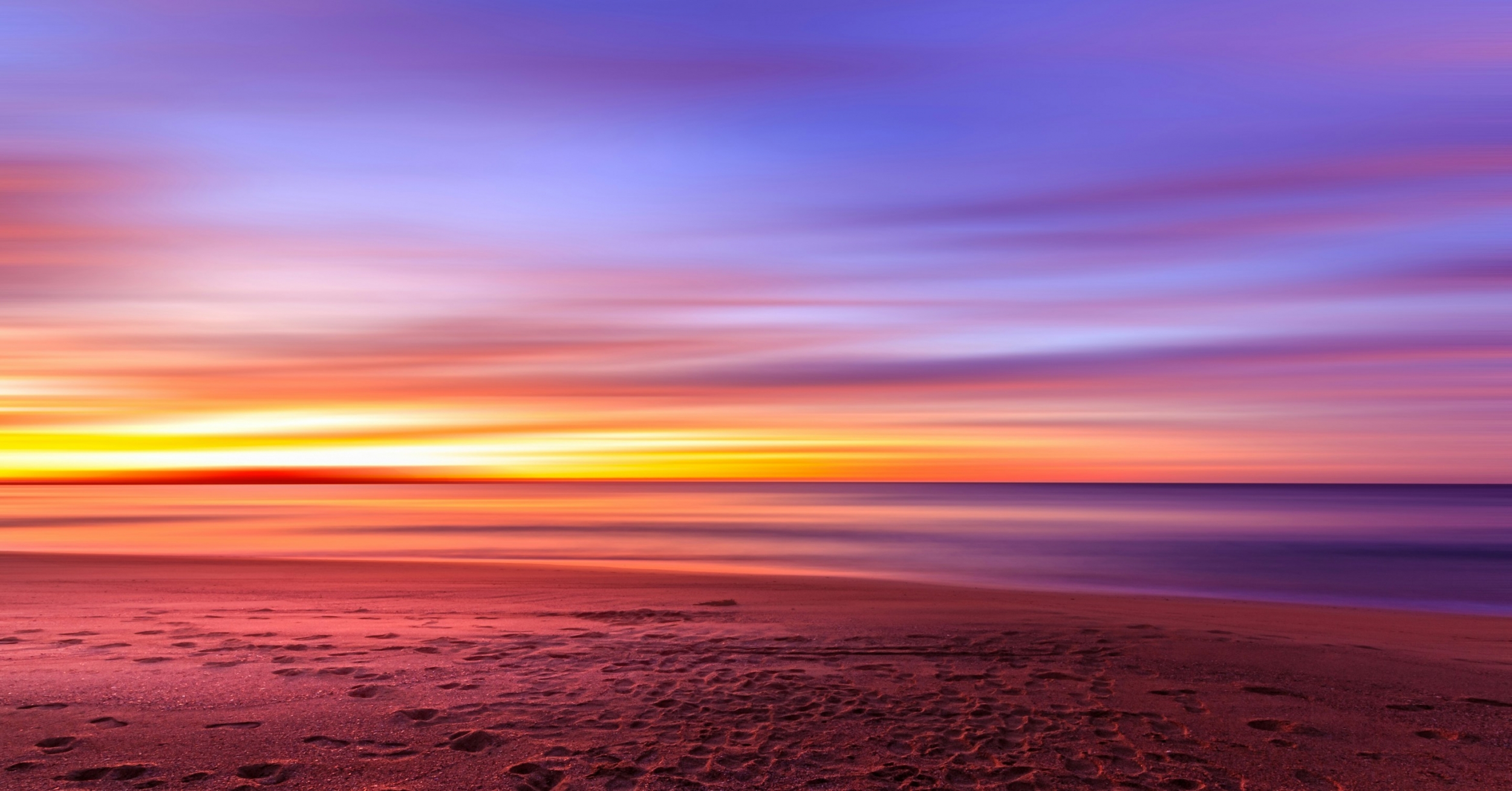 Purple Colorful Sunset Motion Blur