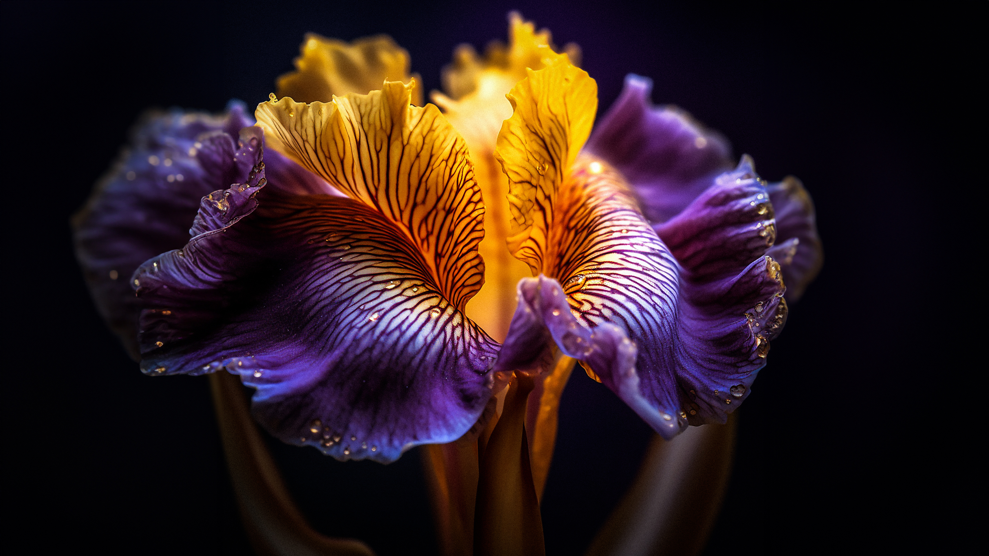 Purple Flower Dark Multi Color Yellow Best Desktop Wallpapers Of 2025 Collection For Mac And PC 4K 6K