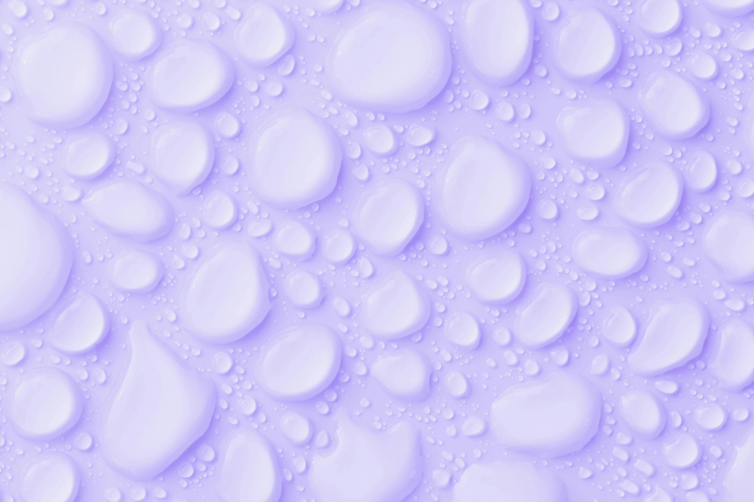 Purple Water Droplets Minimal High Res