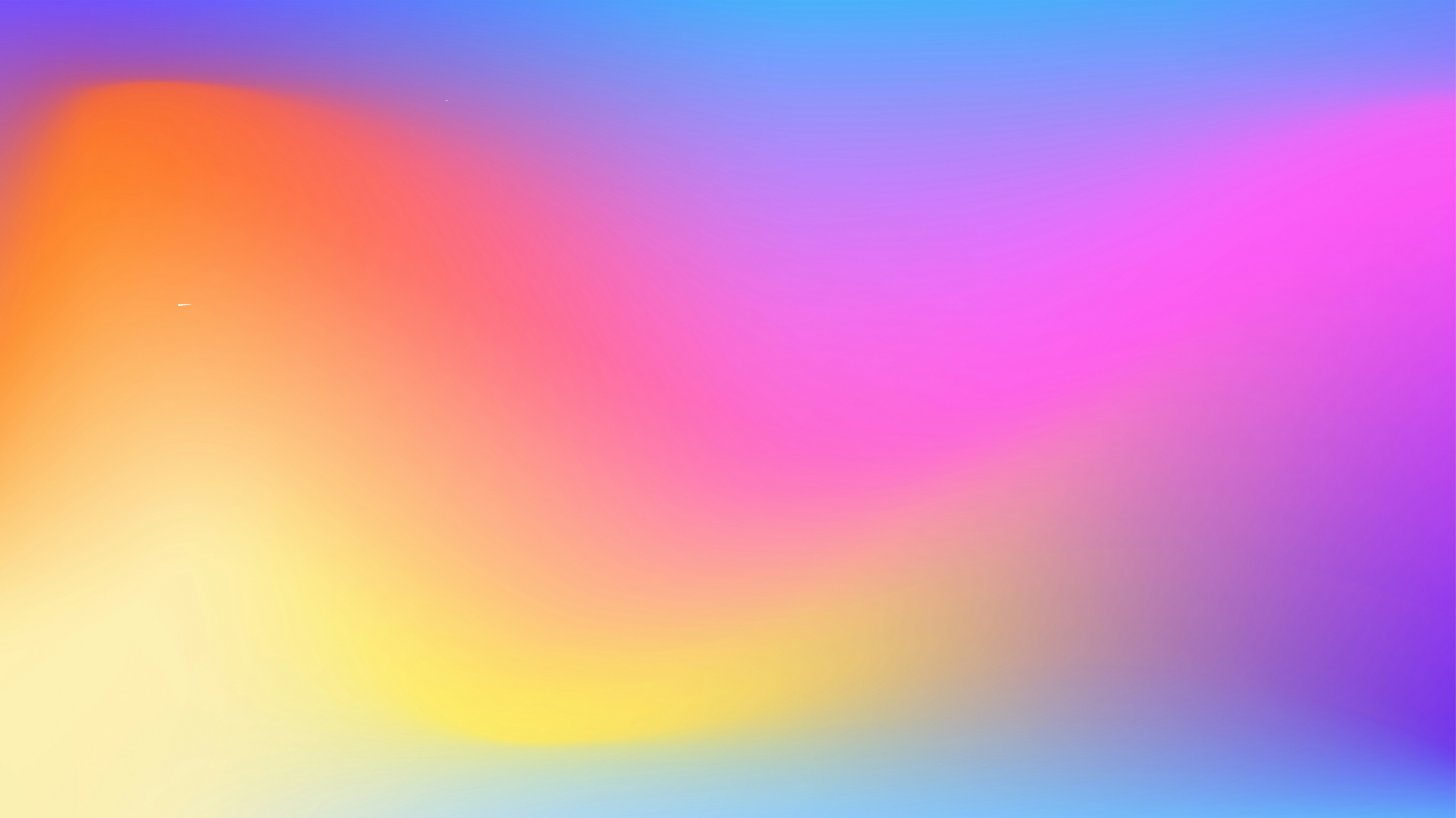 Rainbow Pink Yellow Orange Blue Gradient Multicolor Popular 4K