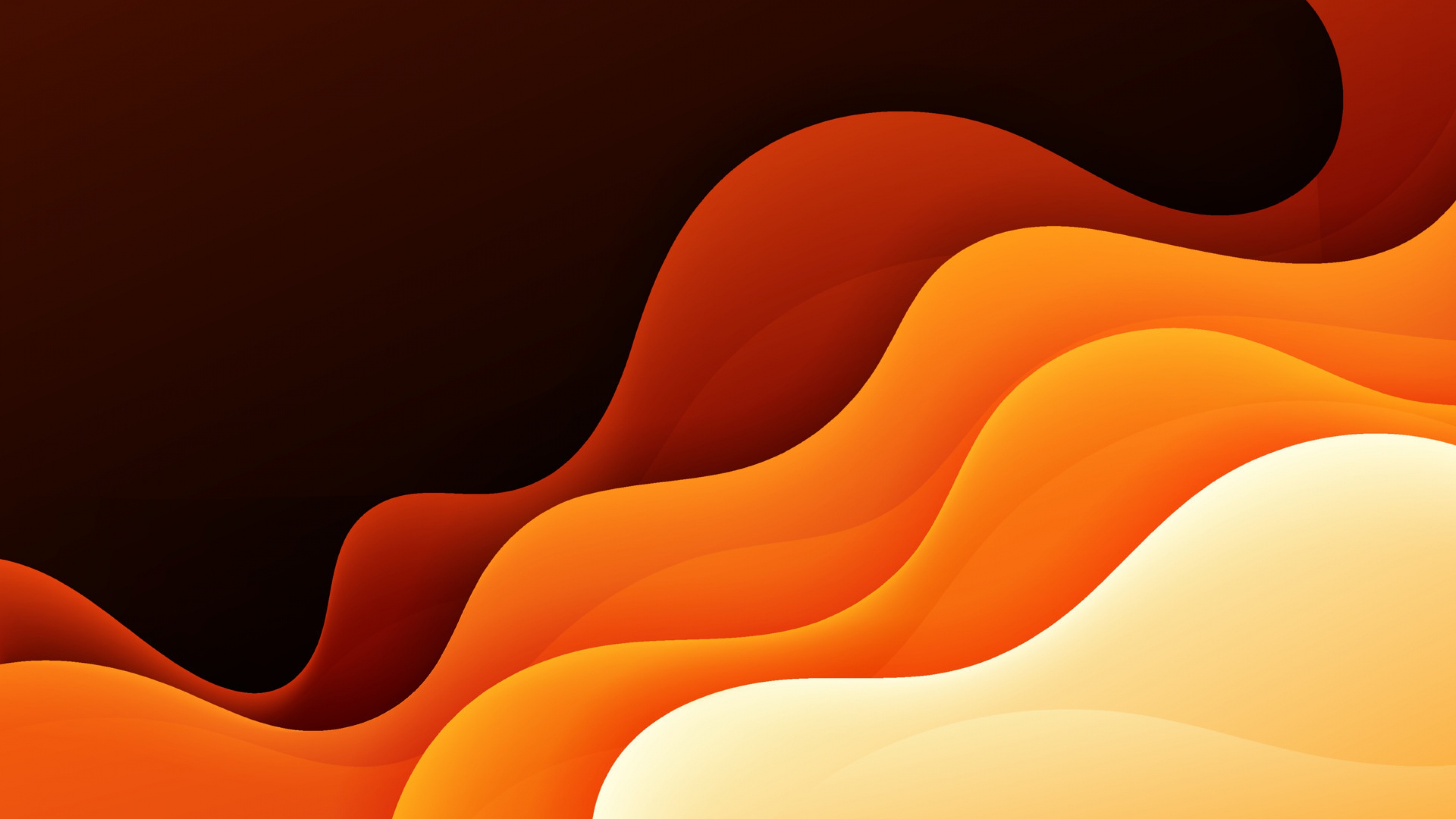 Seasonal Fall Orange Gradient Liquid wallpaper for Apple iPhone, Apple Watch, Mac, iPad and Apple Watch