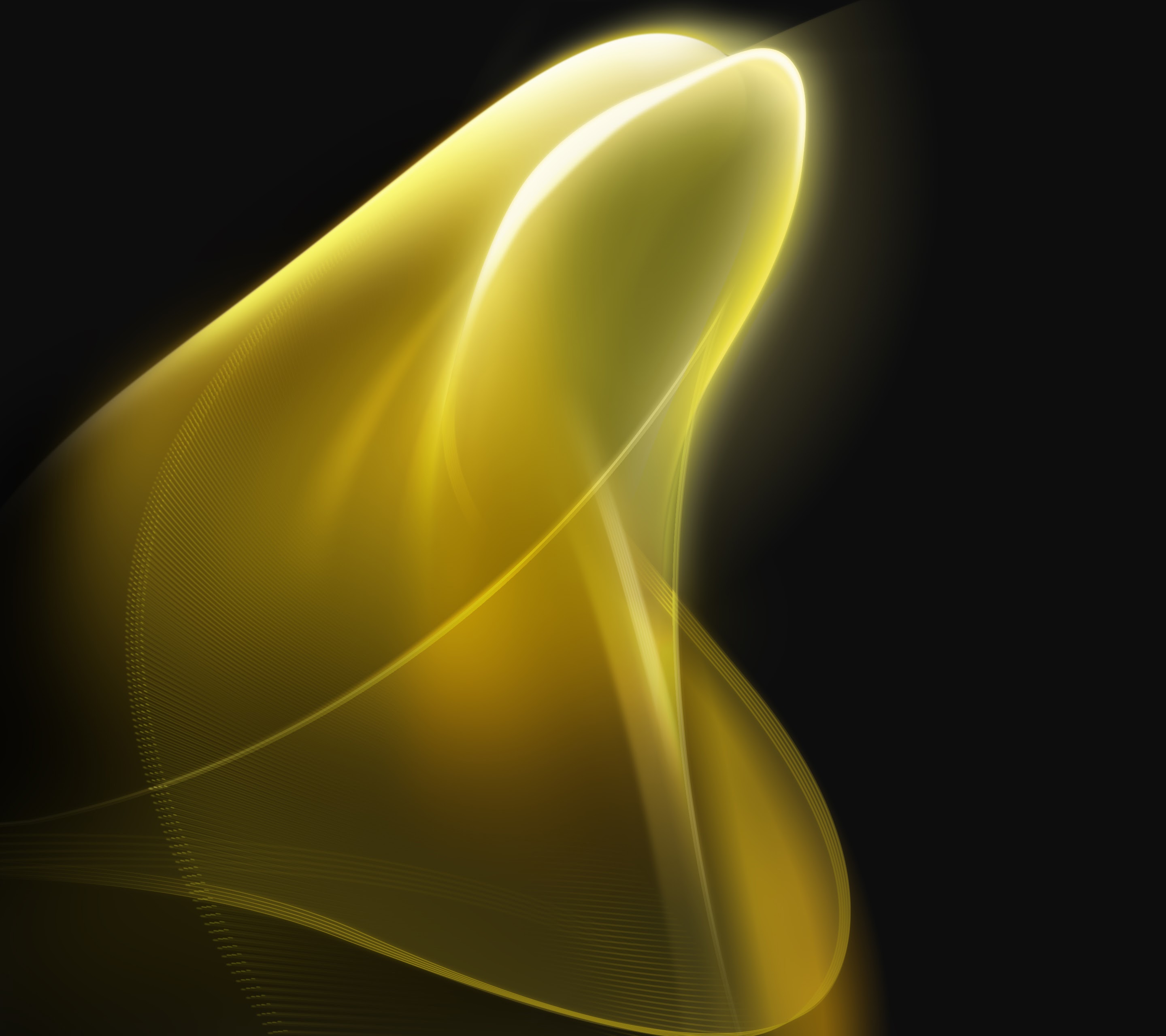 Sharp Aquos Z3 Stock Yellow Abstract wallpaper for Apple iPhone, Apple Watch, Mac, iPad and Apple Watch