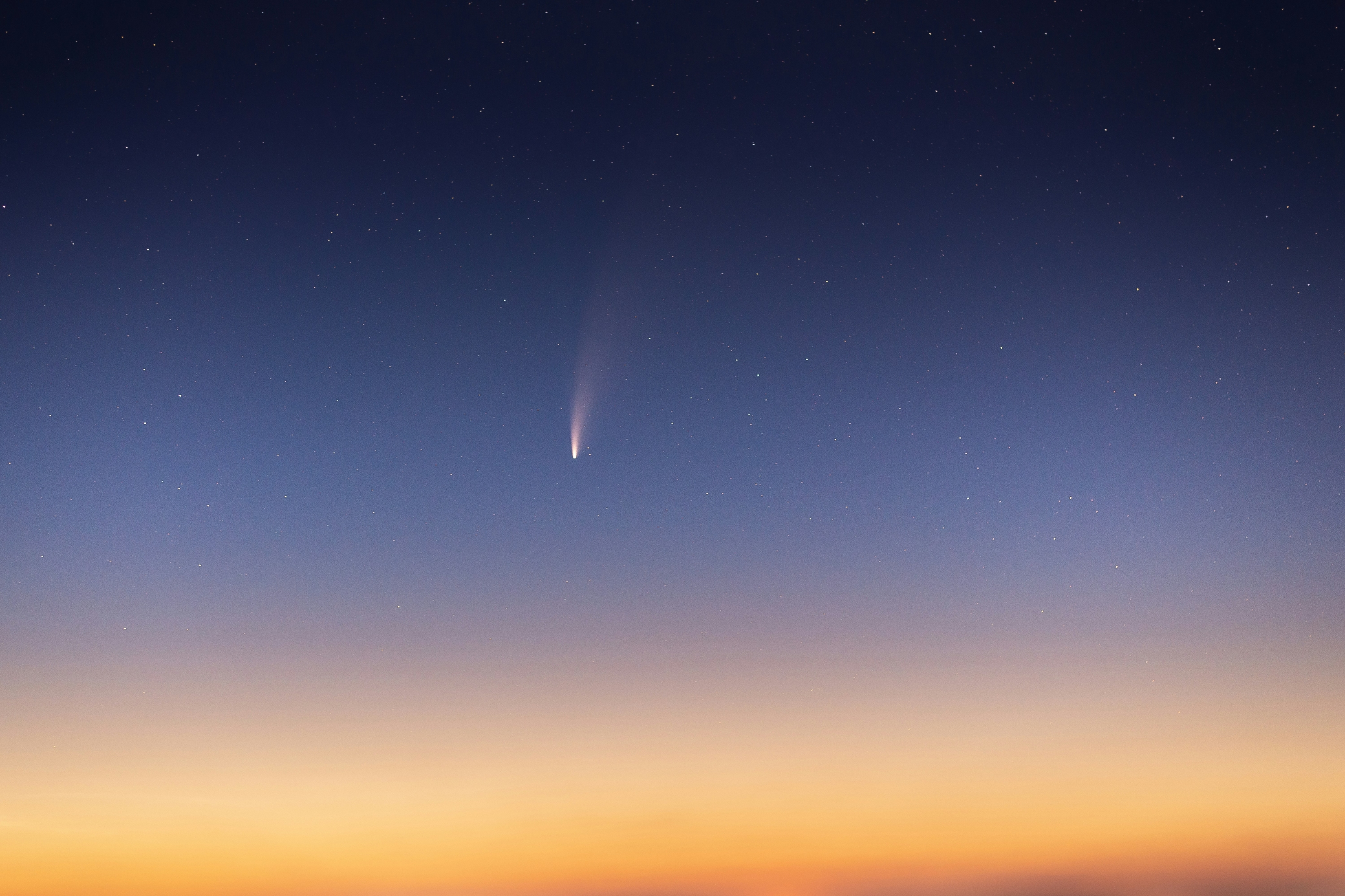 Shooting Star Meteorite At Sunset wallpaper for Apple iPhone, Apple Watch, Mac, iPad and Apple Watch