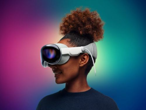 Apple Vision Pro Colorful Mac wallpaper
