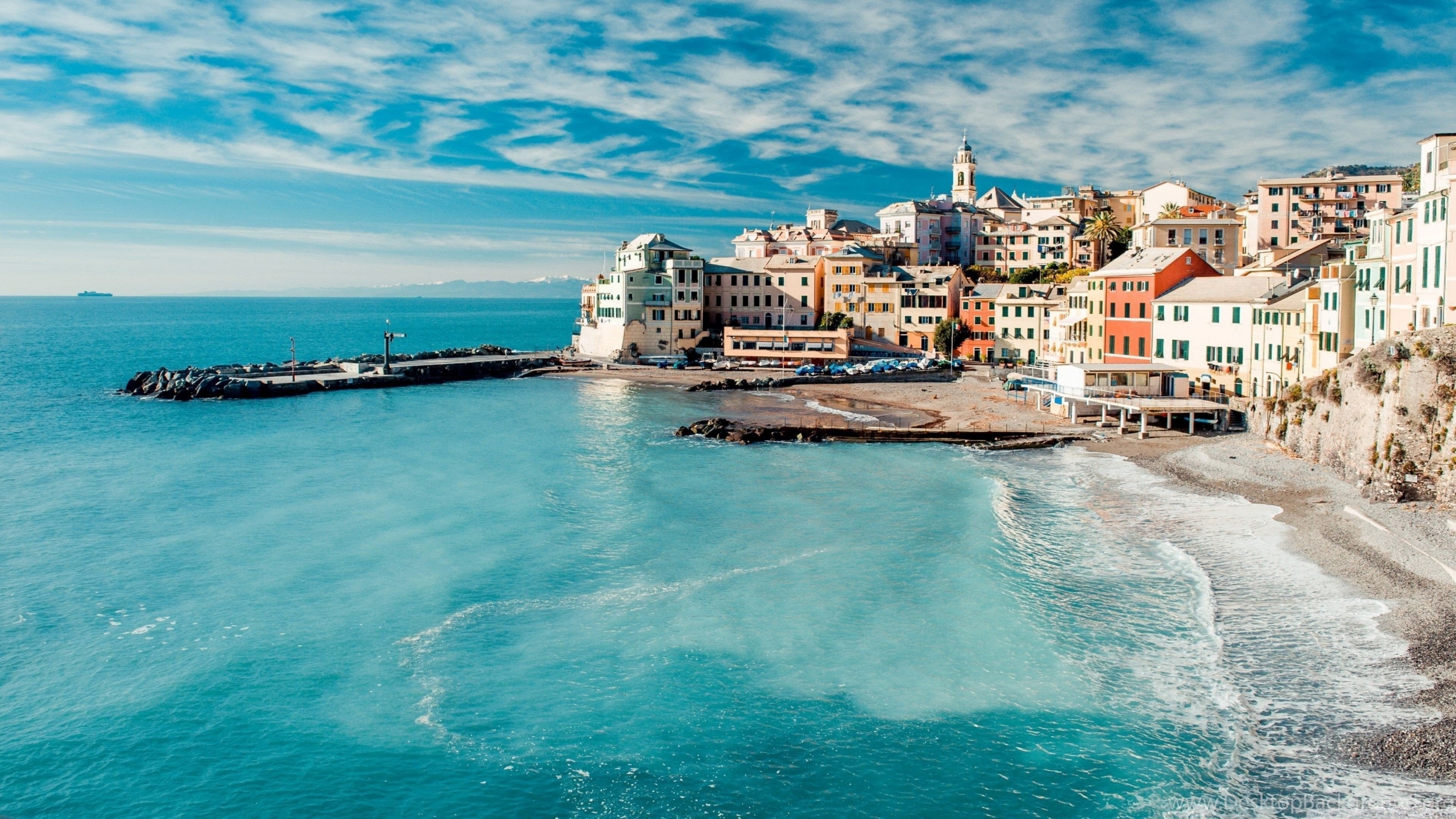 Summer Paradise Clear Water Italy Blue Sky