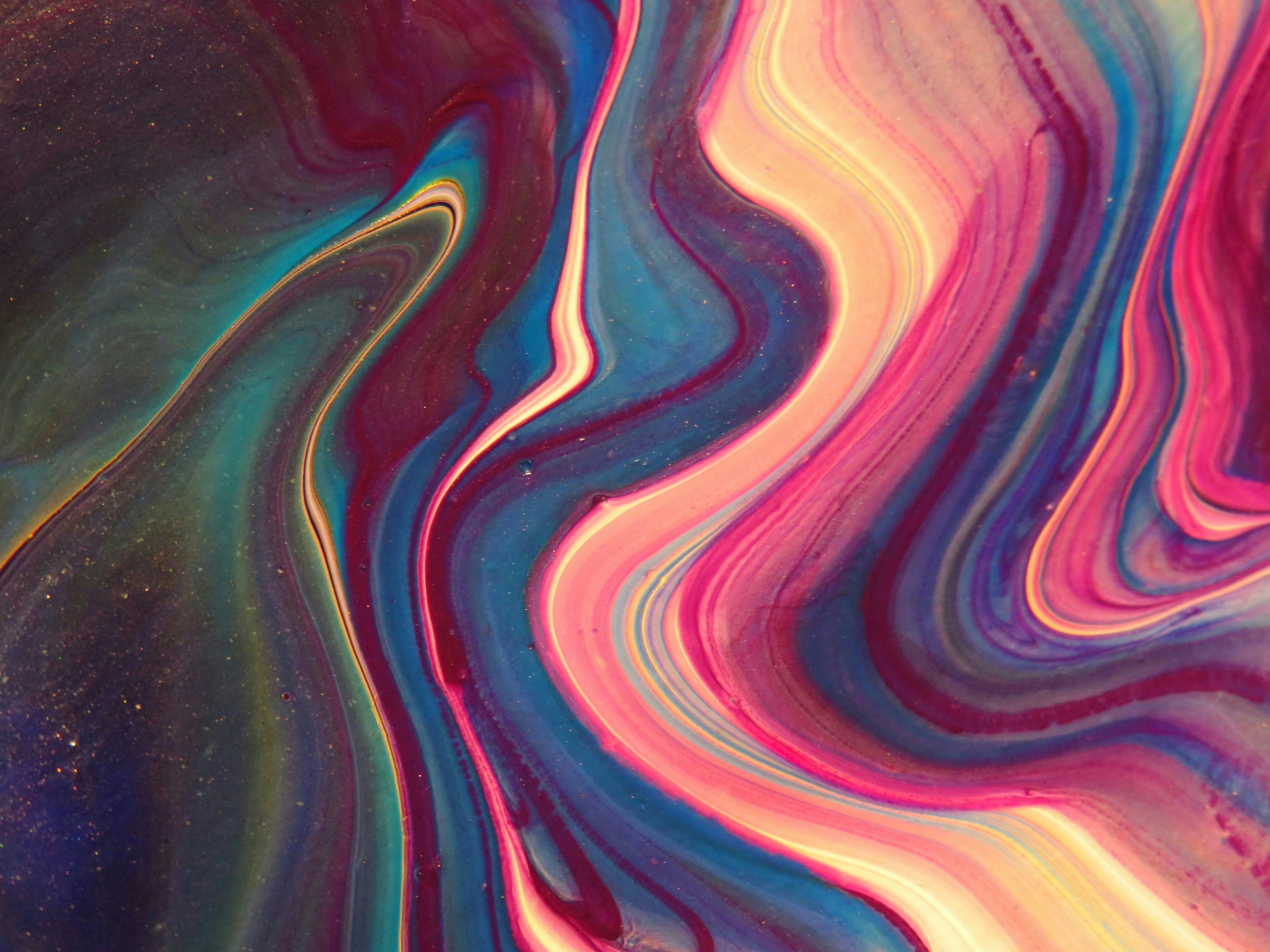 Swirly Colorful Gradient Multicolor HD HDR High Resolution Simple Abstract