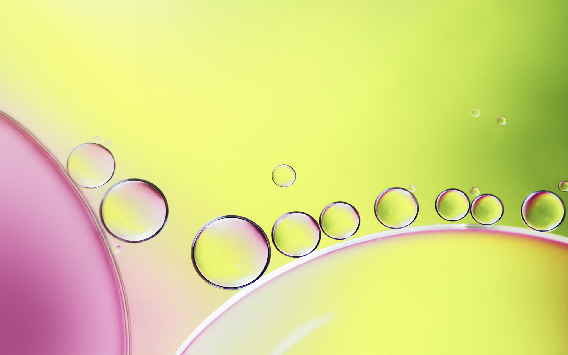 Tiny Green Pink Microsoft Windows 10 Stock Bubbles Abstract wallpaper for Apple iPhone, Apple Watch, Mac, iPad and Apple Watch