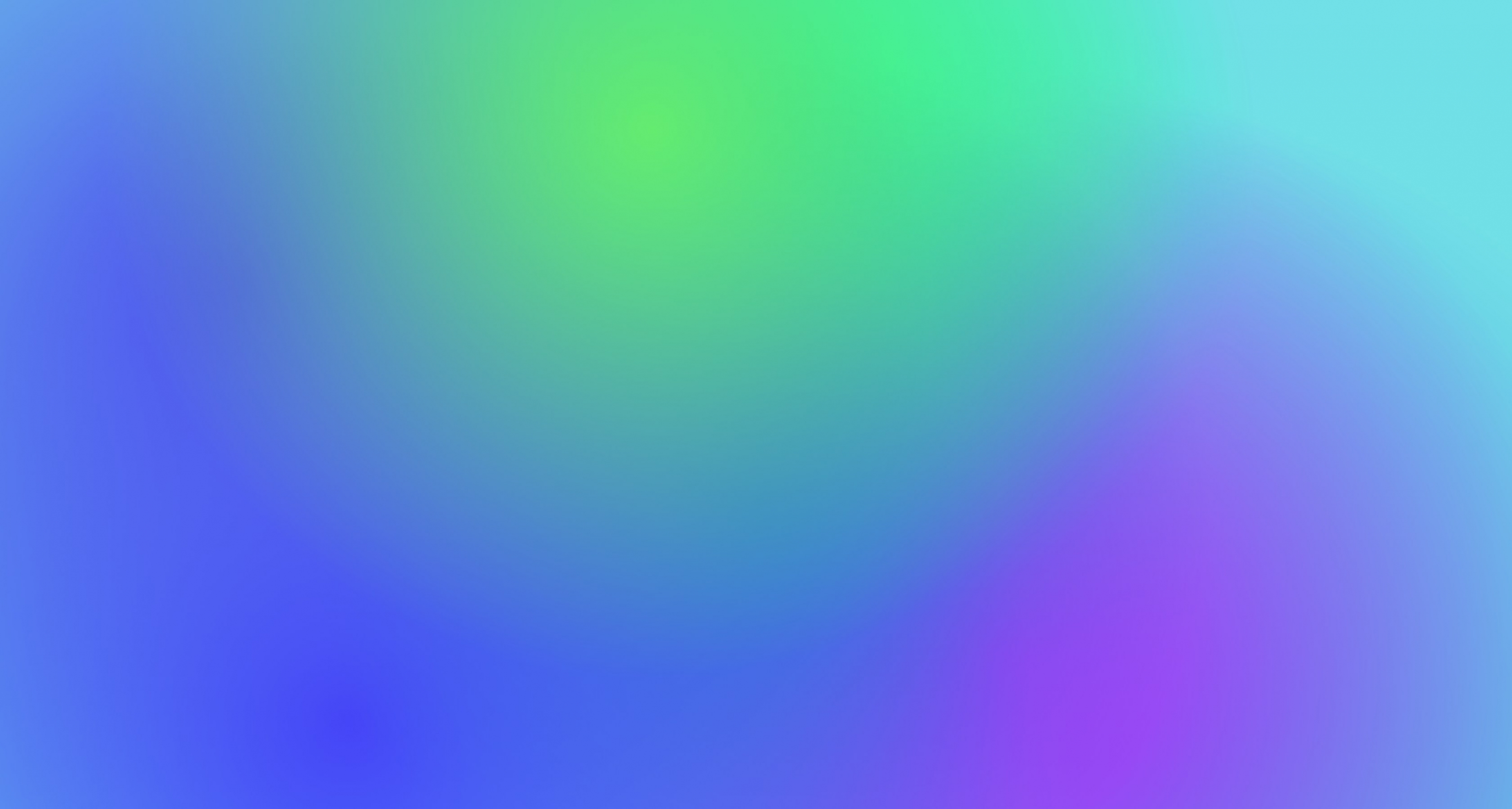 Vibrant Green And Blue Circular Gradient