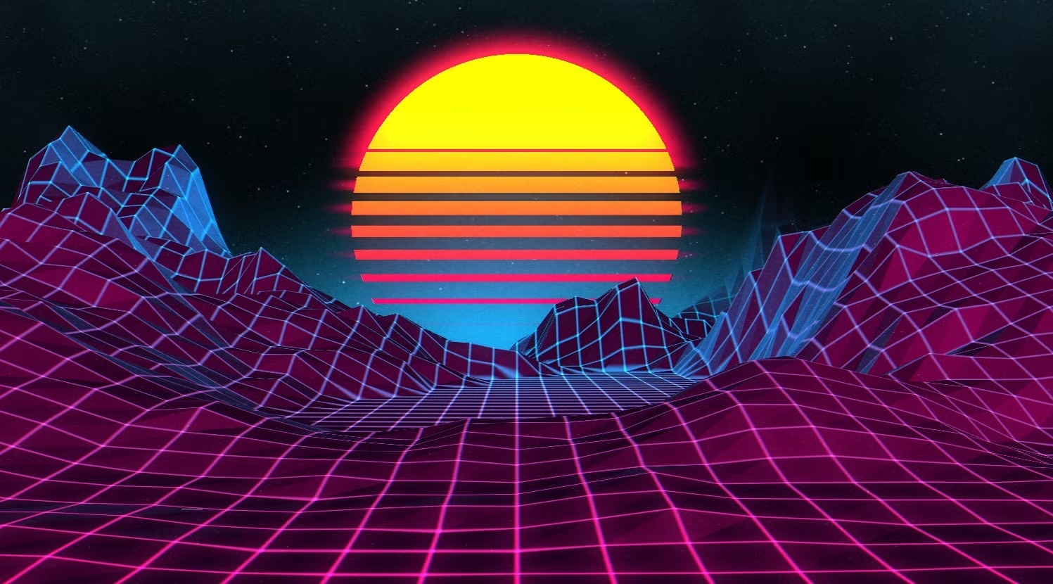 Wallpaper Engine Hero Synthwave Sunset Y2K For Google Android Chromebook wallpaper for Apple iPhone, Apple Watch, Mac, iPad and Apple Watch