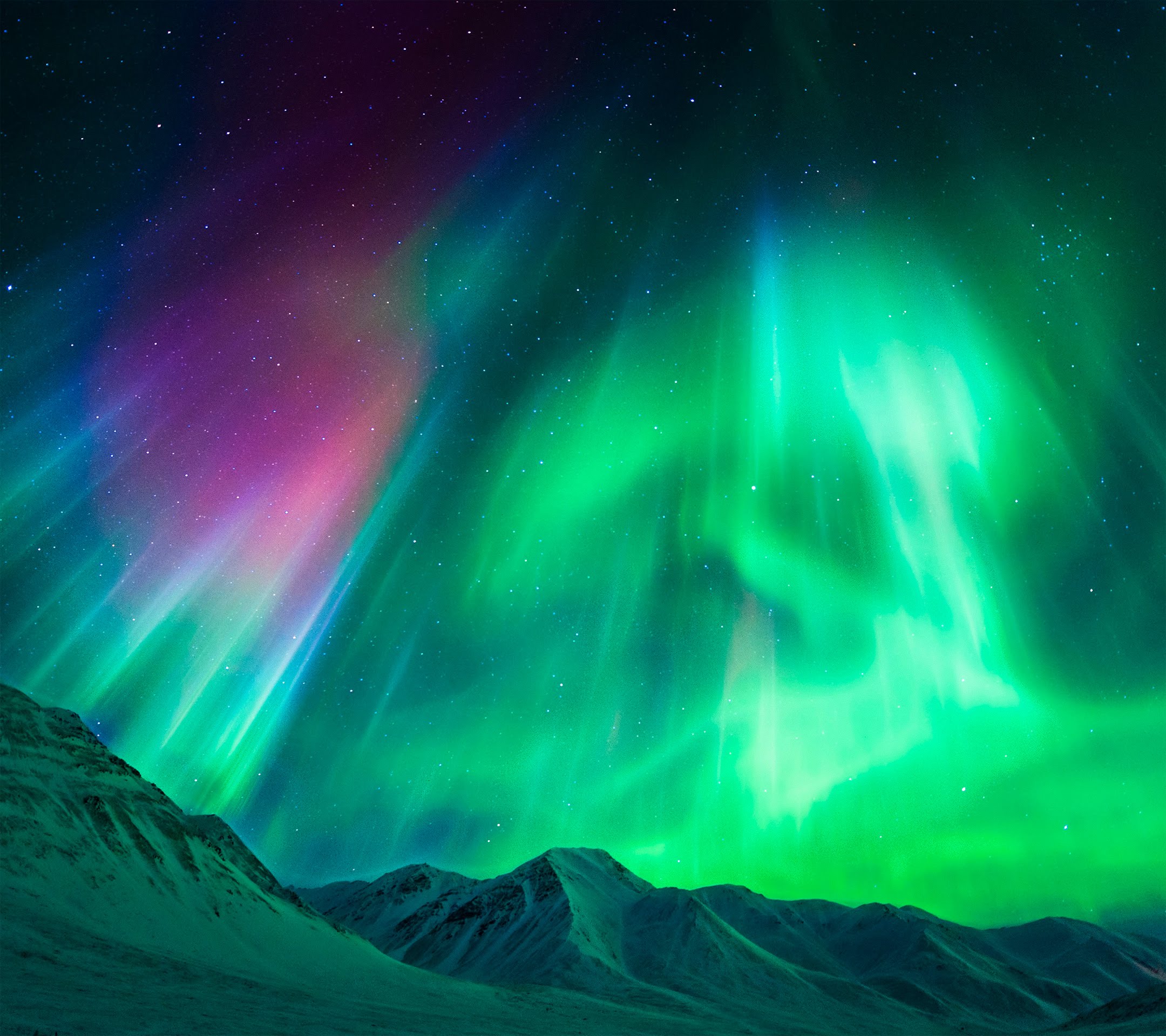 ZTE Axon M Stock Aurora Borealis Northern Lights wallpaper for Apple iPhone, Apple Watch, Mac, iPad and Apple Watch