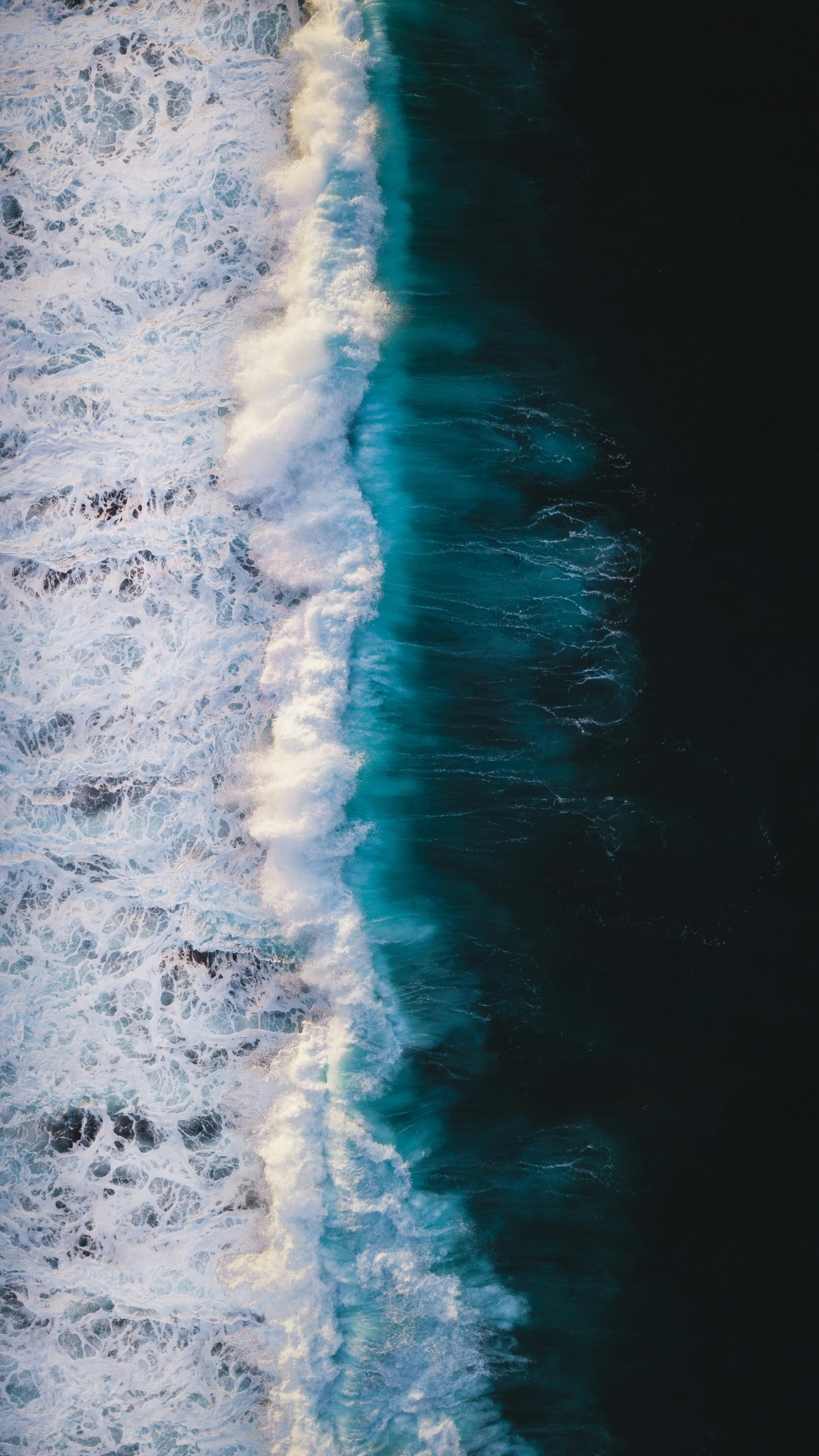 Ocean From Above Aerial Shot wallpaper for Apple iPhone, Apple Watch, Mac, iPad and Apple Watch