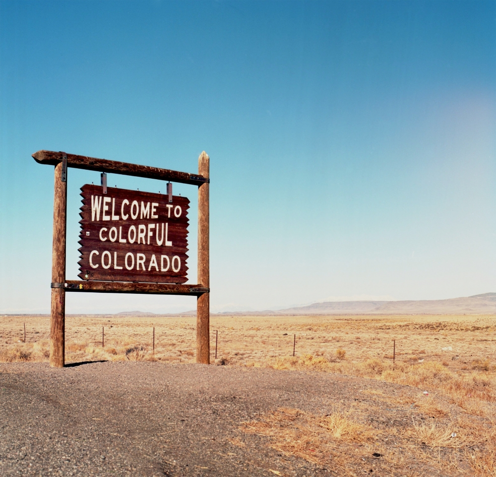 Welcome To Colorado United States Sign